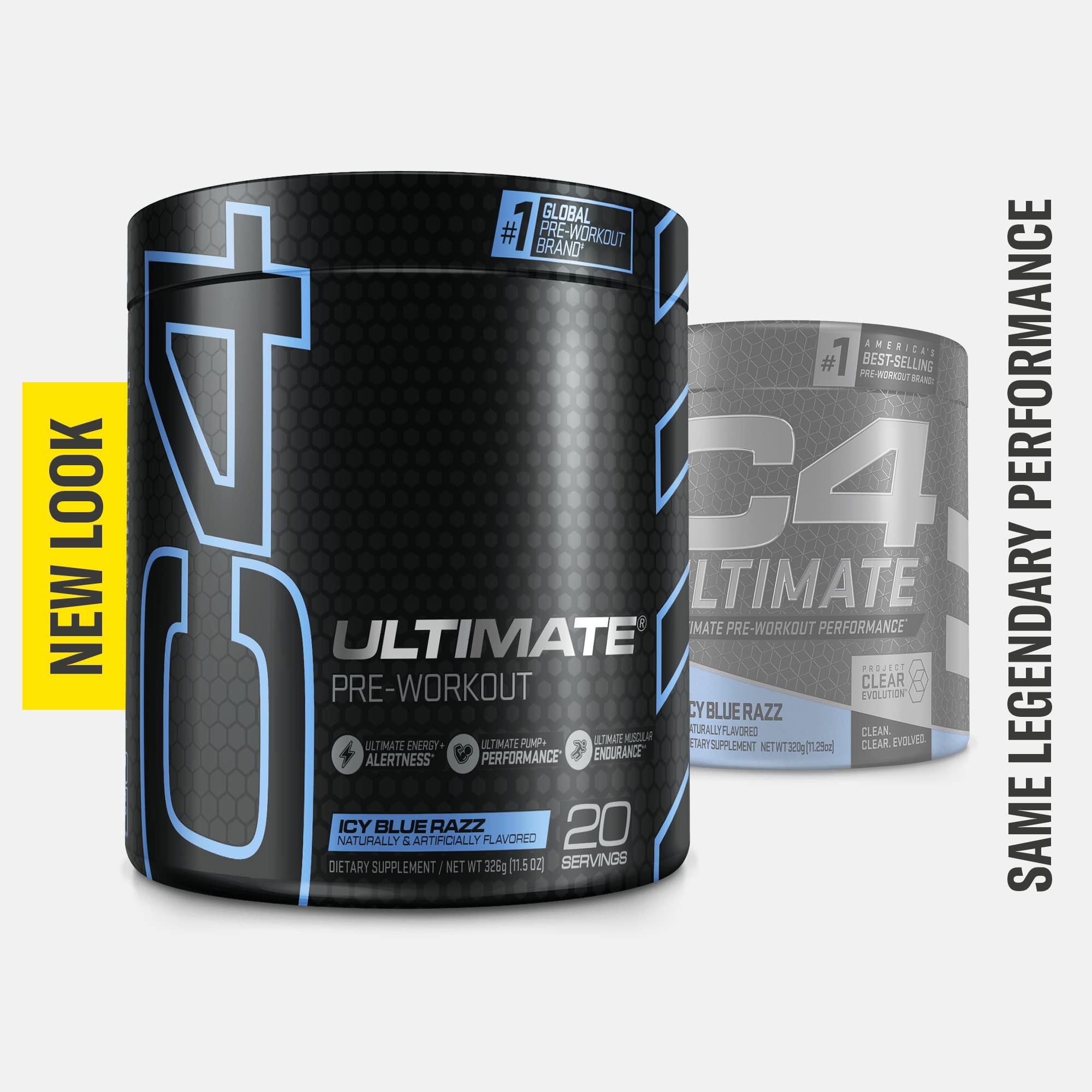 Cellucor C4 Ultimate Pre Workout Powder ICY Blue Razz - Sugar Free Preworkout Cellucor uk supplements