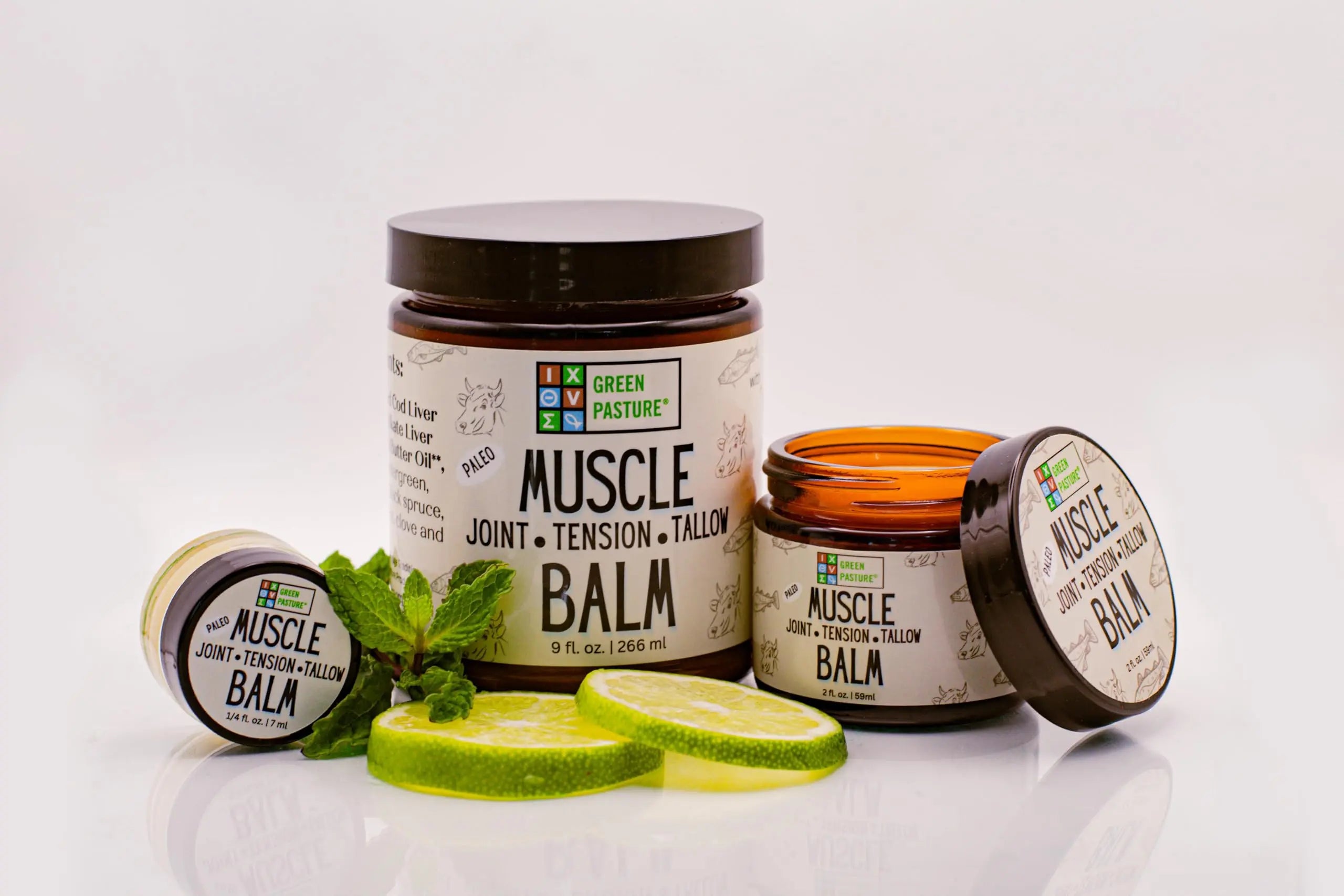 Green Pasture Muscle Balm (Muscle Balm, 2, Fl Oz), Cream Green Pasture uk supplements