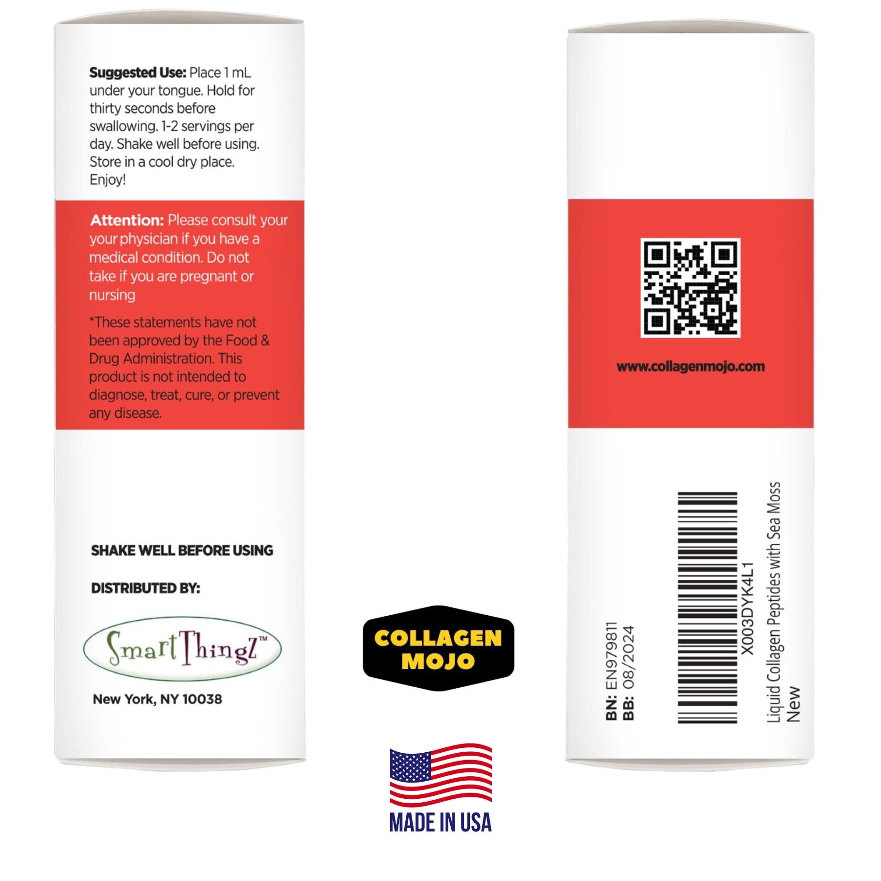 Collagen Mojo Liquid Collagen Peptides with Sea Moss, Burdock Root & Bladderwrack Collagen Mojo uk supplements