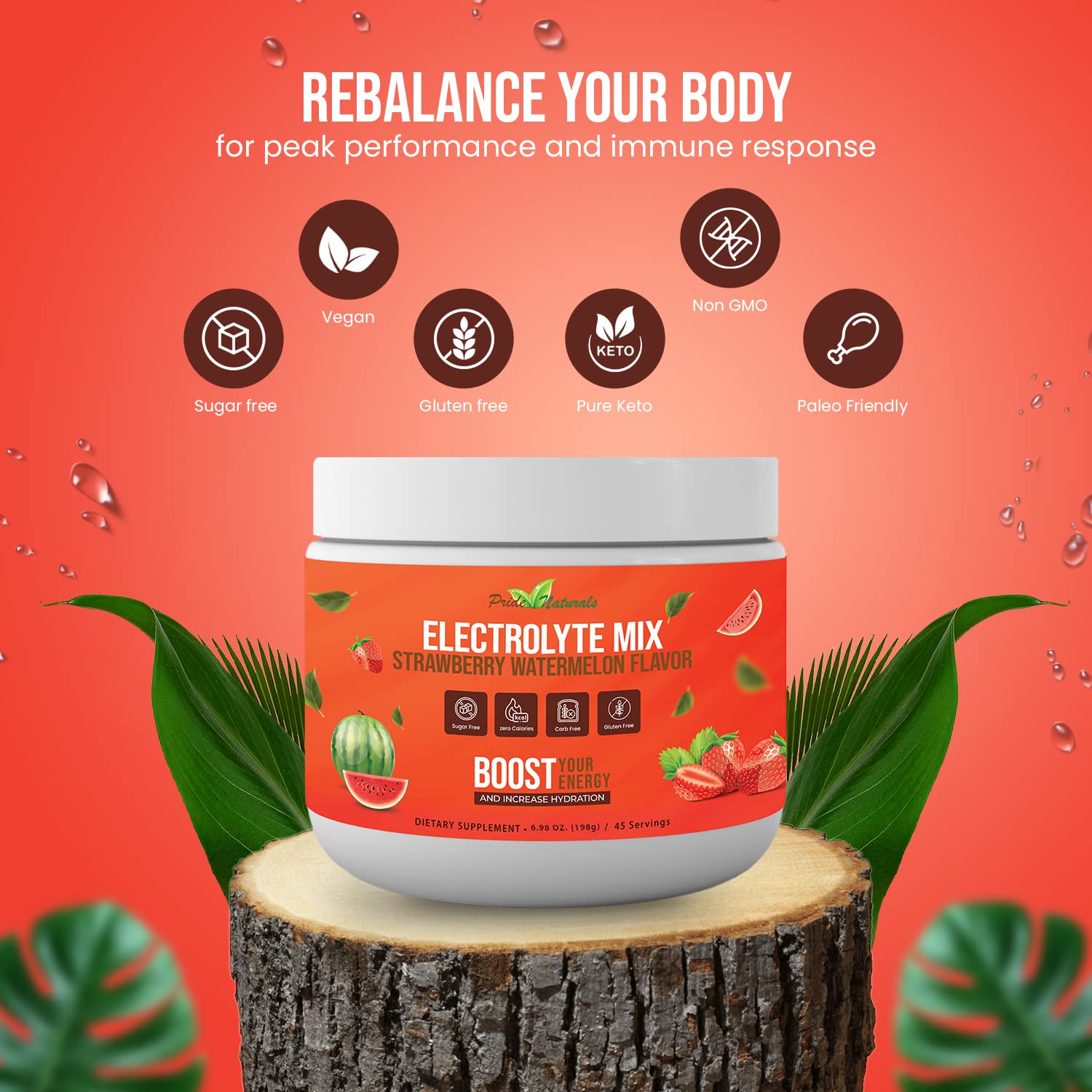 Electrolyte Powder - Refreshing Workout Recovery Electrolytes, Sugar Free, Gluten Free Pride Naturals, Inc uk supplements