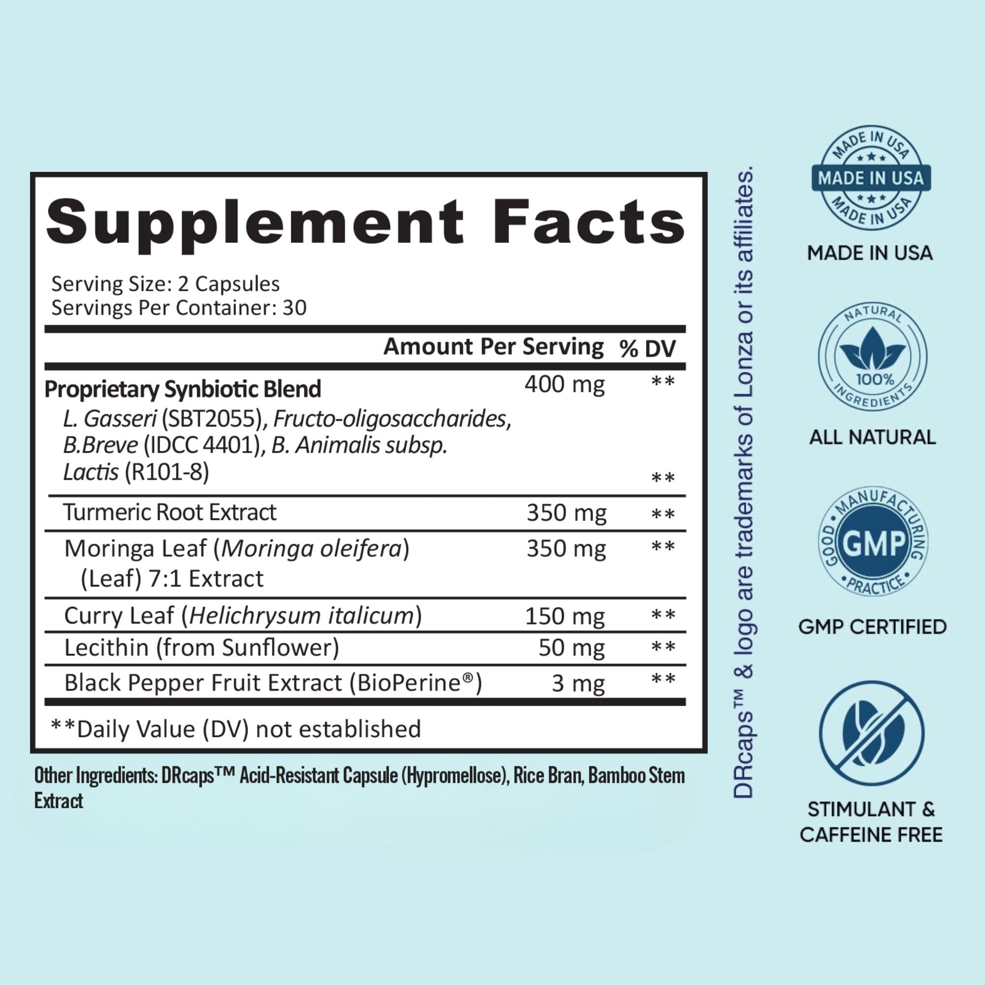 BB Company Provitalize | Probiotics for Women Digestive Health, Menopause, Joint Support | Sexy Midsection Curves, Bloat | Turmeric Curcumin Moringa | Packaging Vary | 60 Ct BB Company uk supplements