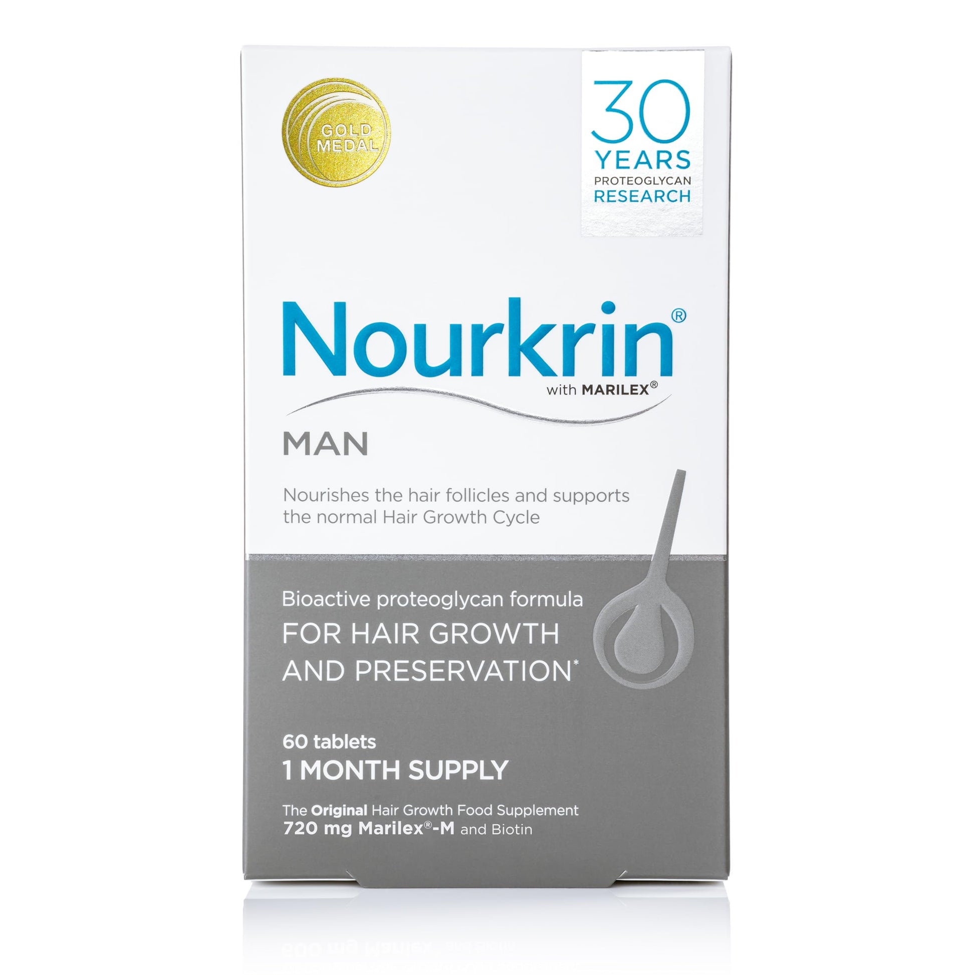 Nourkrin Man 60 Tablets (1 Month Supply) Nourkrin uk supplements
