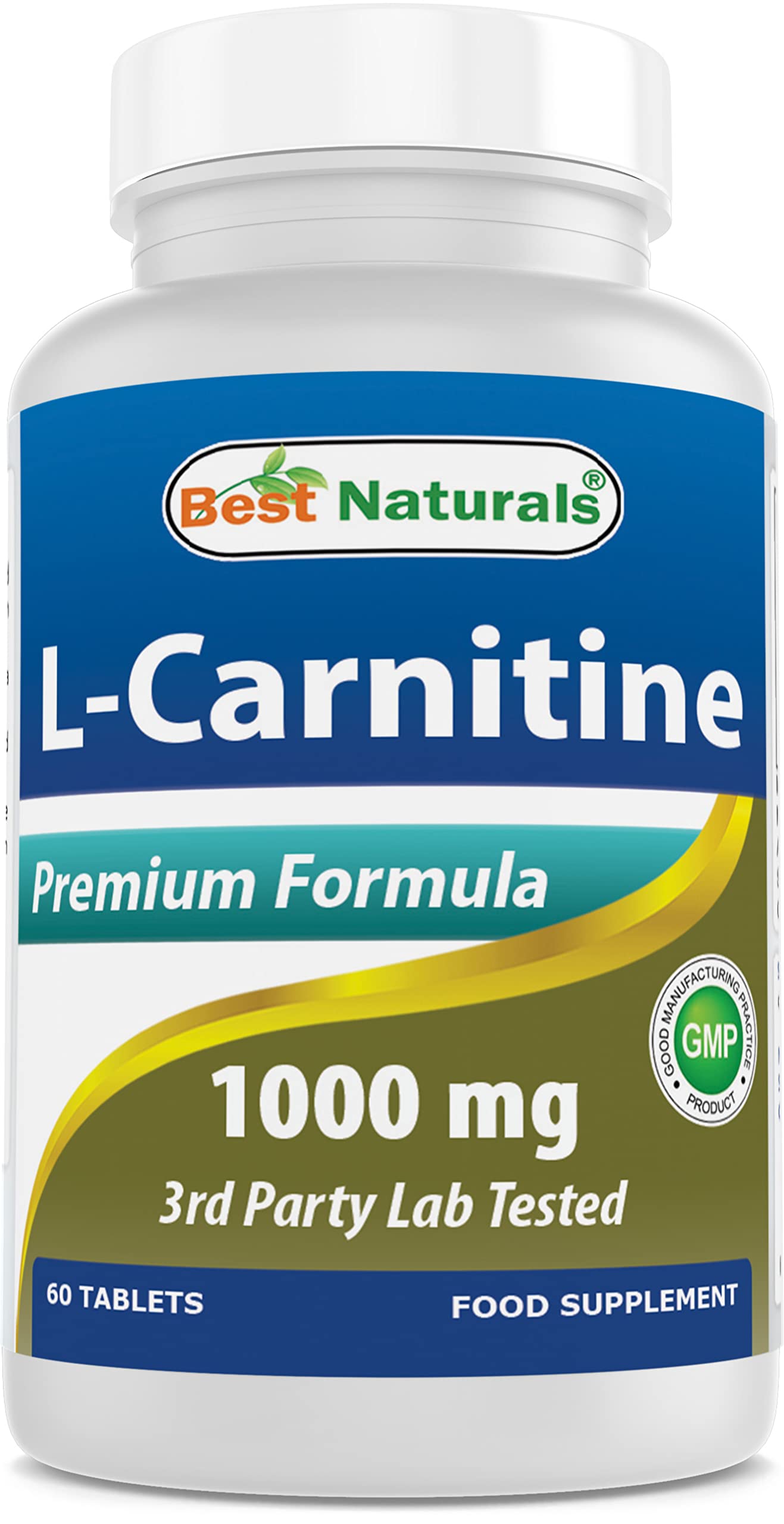 Best Naturals L-Carnitine 1000mg 60 Tablets (60 Count (Pack of 1)) Best Naturals uk supplements