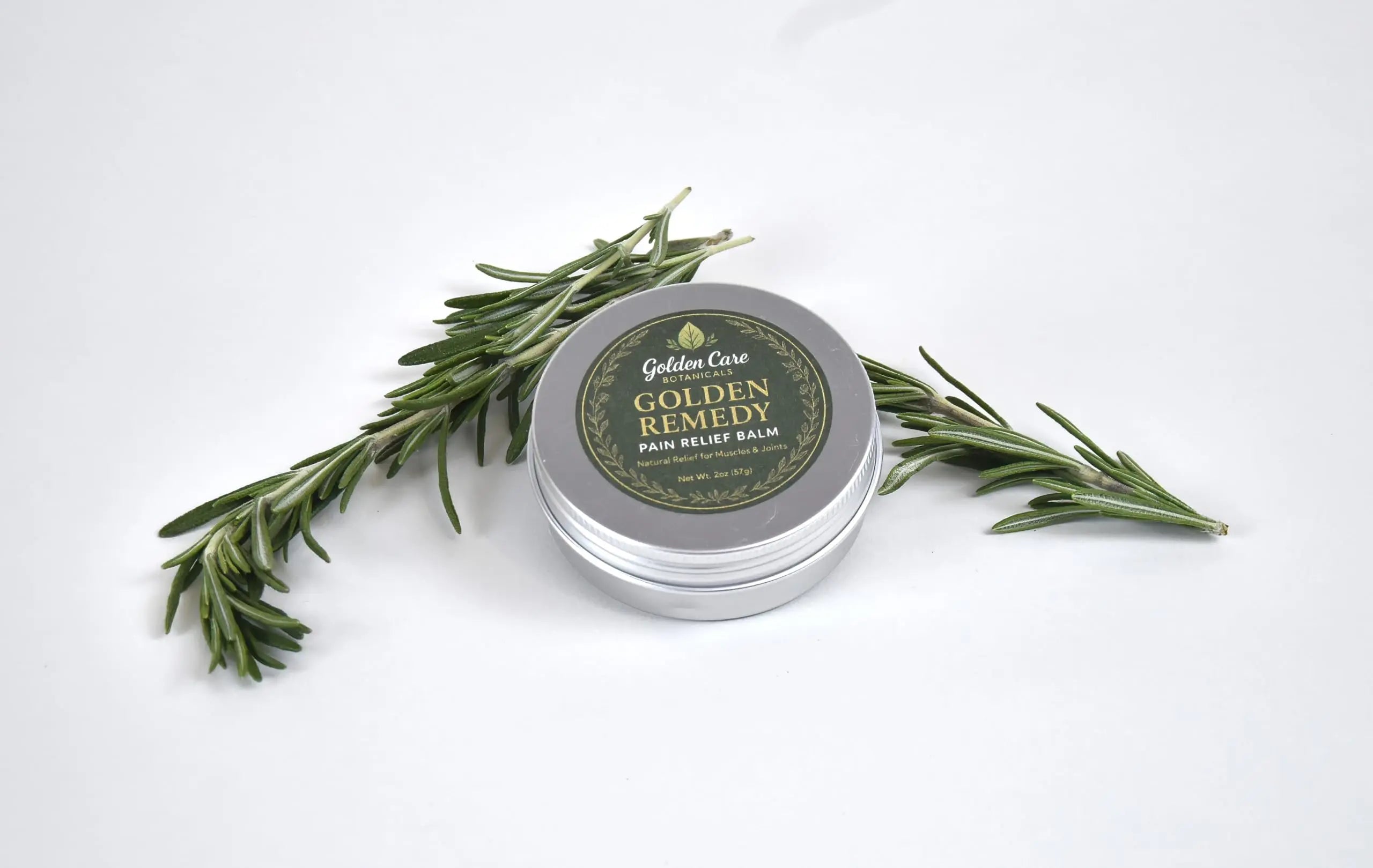 Golden Remedy Pain Balm - Topical Analgesic with Menthol & Camphor - Fast Acting Cooling Formula Golden Care Botanicals uk supplements