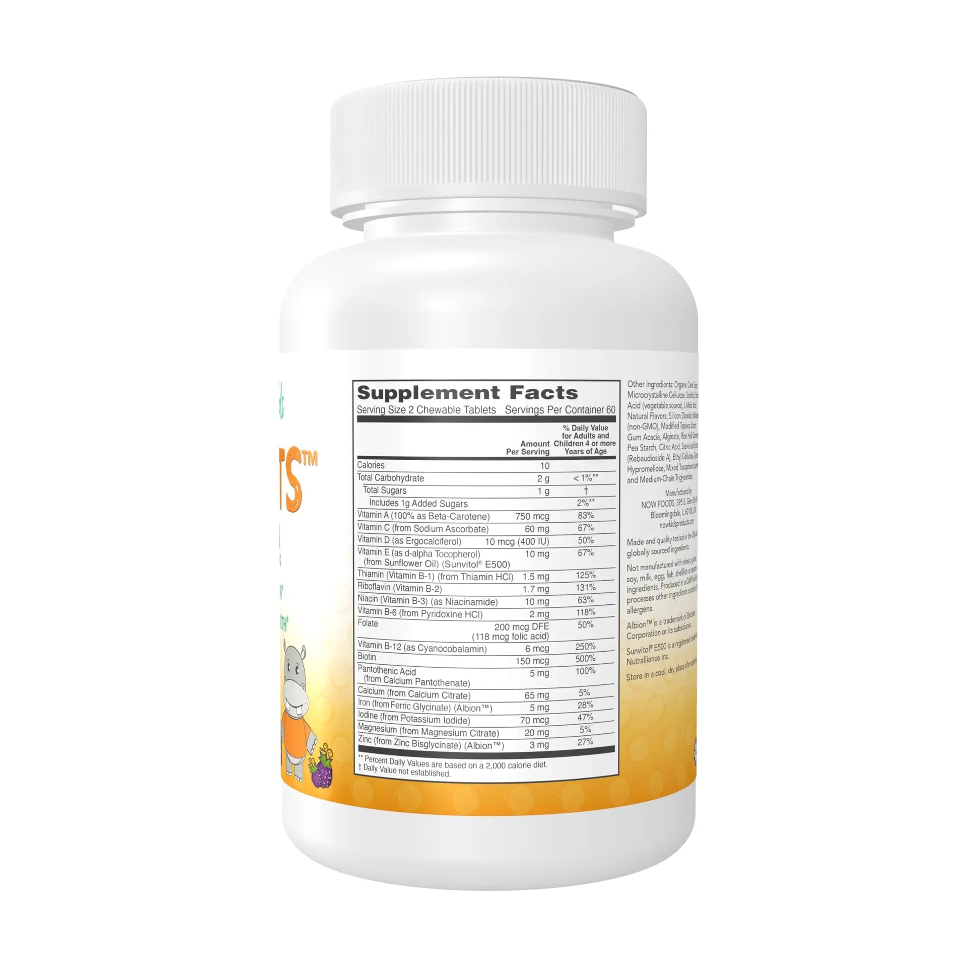 Now Kids Supplements, Kid Vits Multivitamin, Grape Flavor, 120 Chewable Tablets NOW Foods uk supplements