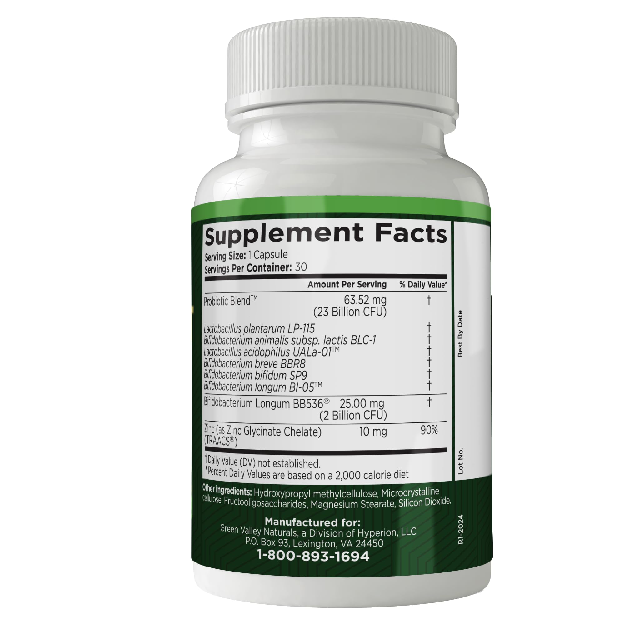 ComfortPro™ Daily Probiotics for Digestive Health | Constipation Relief & Bloating Support for Women & Men | Gut Cleanse with Zinc | Helps Reduce Gas & Promotes Digestive Regularity | Valley Formula GREEN VALLEY NATURALS uk supplements
