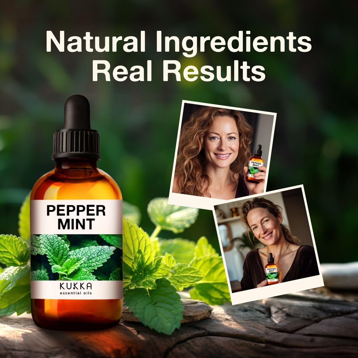 Kukka Peppermint Oil for Hair - Natural Mint Essential Oils - Premium Grade Natural Peppermint Essential Oil KUKKA essential oils uk supplements