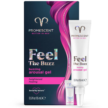 Promescent Buzzing Gel for Women – Arousal Enhancing Intimate Lubricant, Non-Sticky & Long-Lasting, Personal Lube for Increased Heightened Feeling, 75 Uses (15ml) Promescent uk supplements