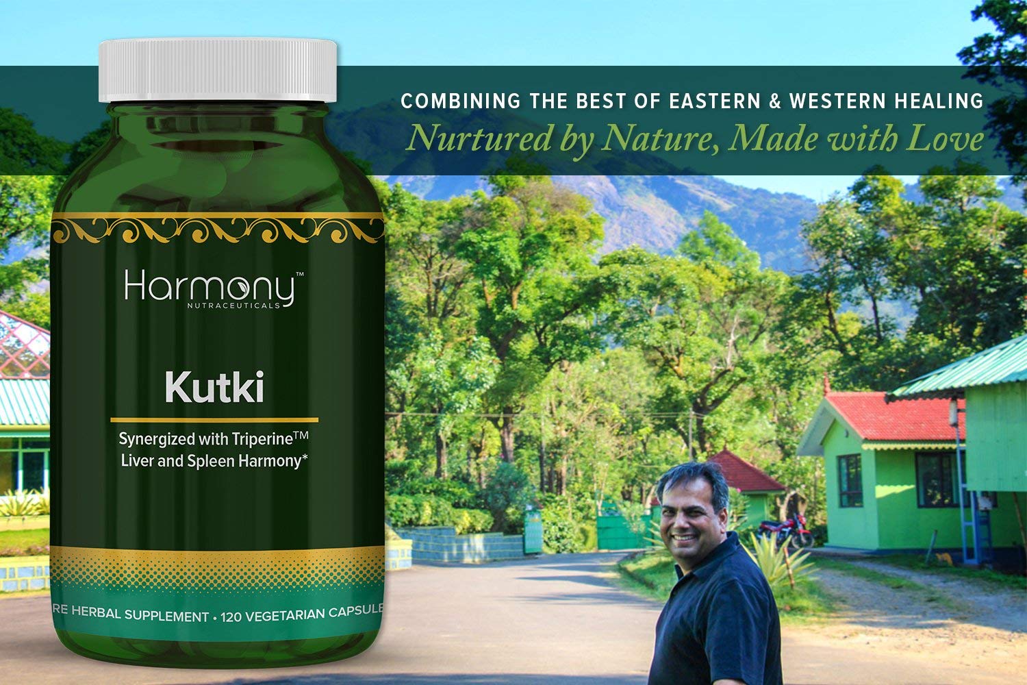 Kutki Supreme - Harmony Nutraceuticals Ayurvedic Medicine for Healthy Skin, Immune and Respiratory Systems - 120 Vegan Organic Capsules Harmony Nutraceuticals uk supplements