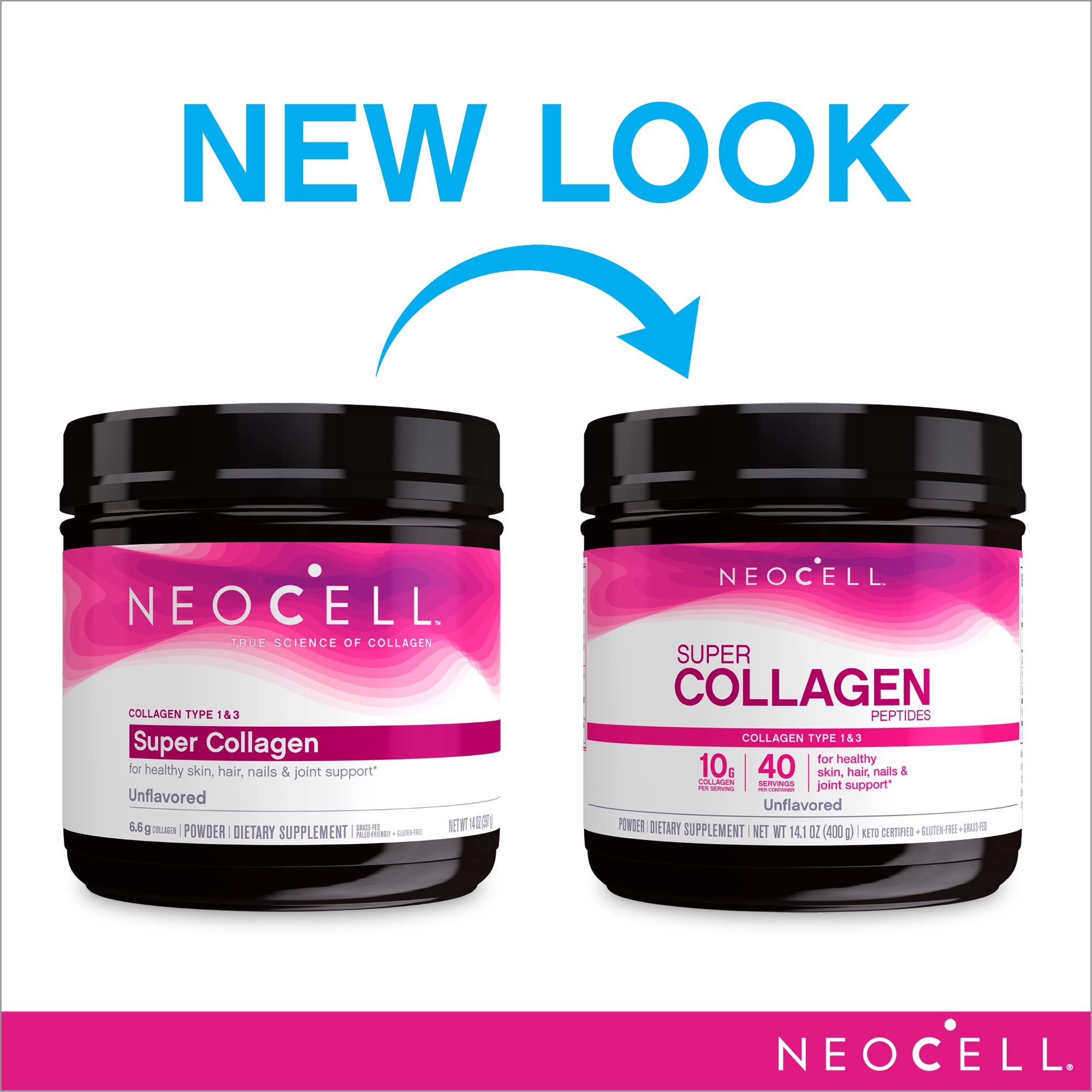 NeoCell Super Collagen Powder, 10g Collagen Peptides per Serving & Super Collagen NeoCell uk supplements