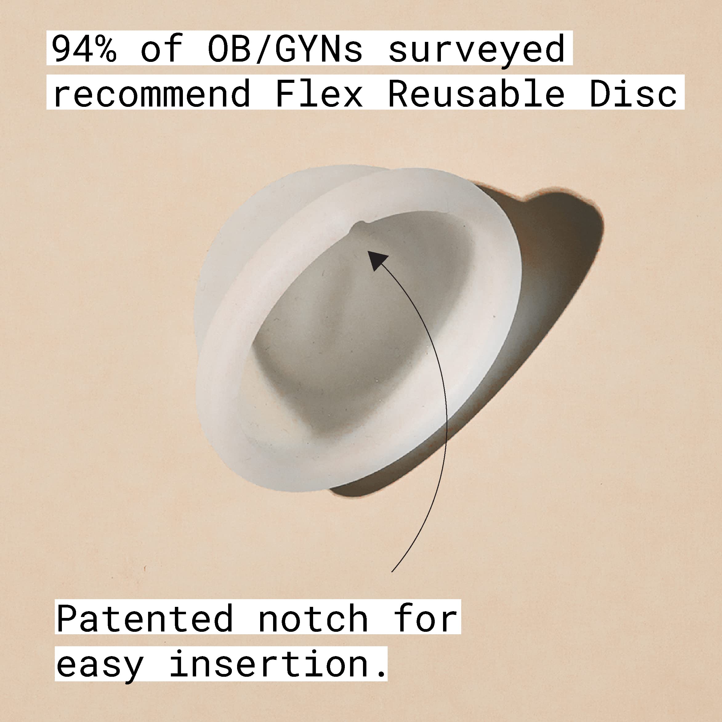 Flex Reusable Disc | Reusable Menstrual Disc | Tampon, Pad, and Cup Alternative | Capacity of 6 Super FLEX uk supplements