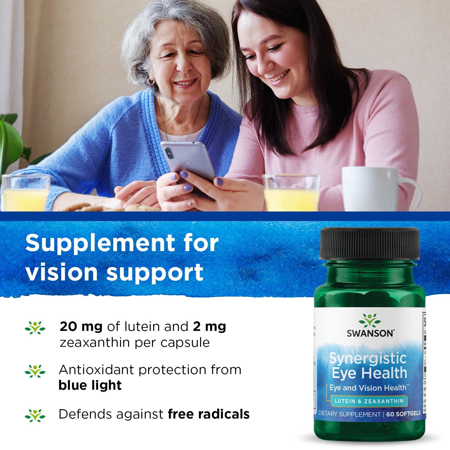 Swanson Synergistic Eye Health - Lutein and Zeaxanthin Supplement Swanson uk supplements