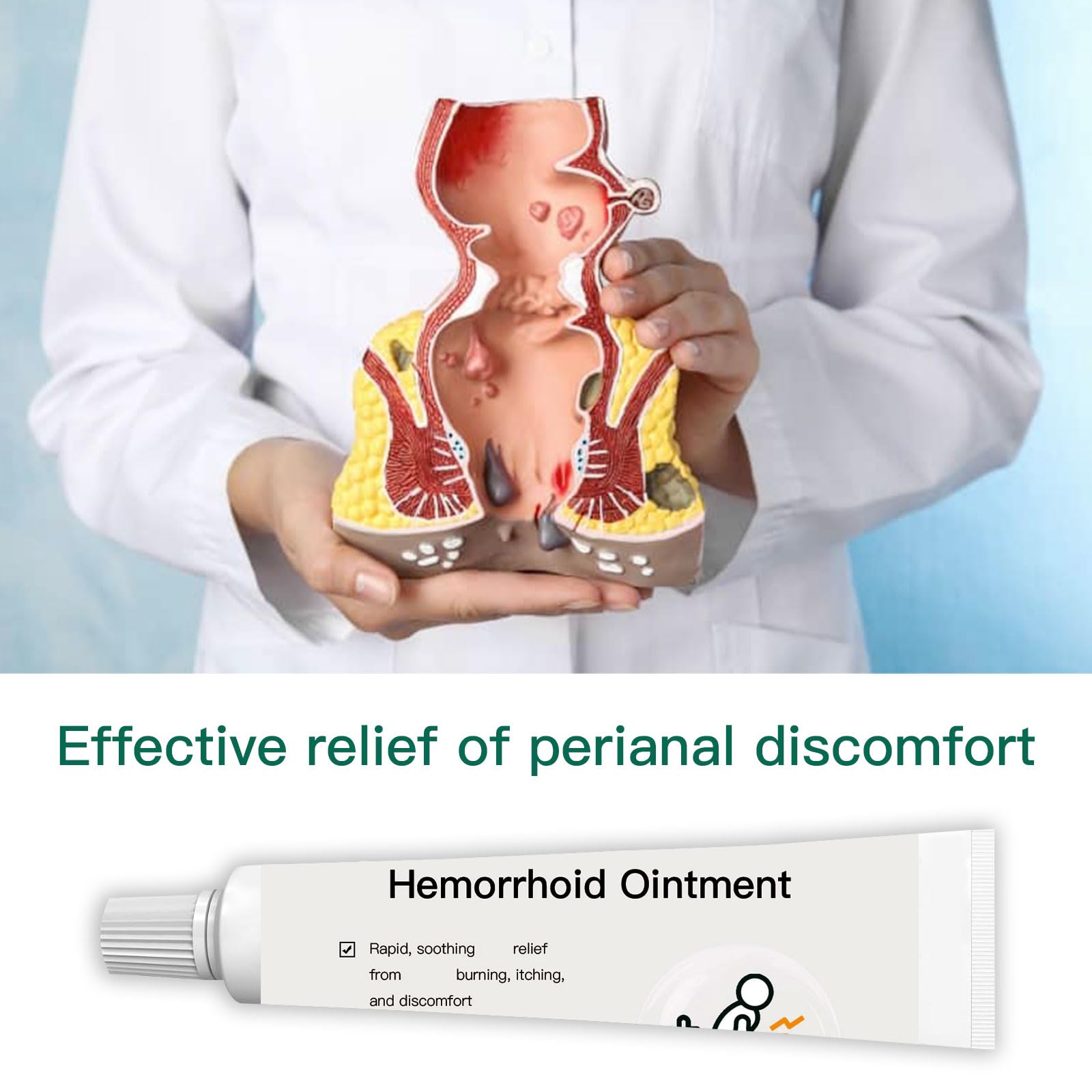 Pumei Hemorrhoid Cream,Herbal Hemorrhoid Ointment,Massage Hemorrhoids Ointment,for Men and Women Herbal Hemorrhoids Cream Pumei uk supplements