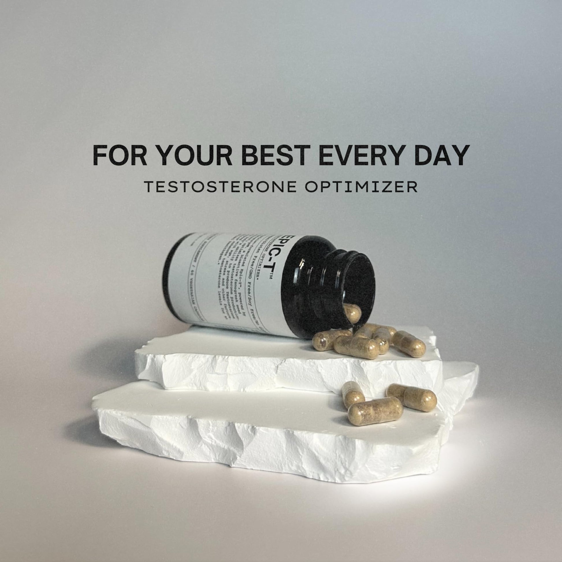 EPIC-T Testosterone Support Supplement for Men | Plant-Based Formula with Testosurge, B-Complex, B12, Zinc & Boron | Vegan, Non-GMO Daily Support EPIC uk supplements