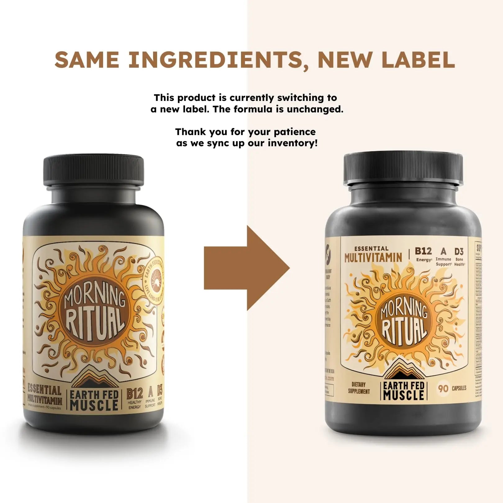 Earth Fed Muscle Morning Ritual Multivitamin for Women Supports General Health & Wellness - Multivitamin with Iron for Immune & Heart Support Earth Fed Muscle uk supplements