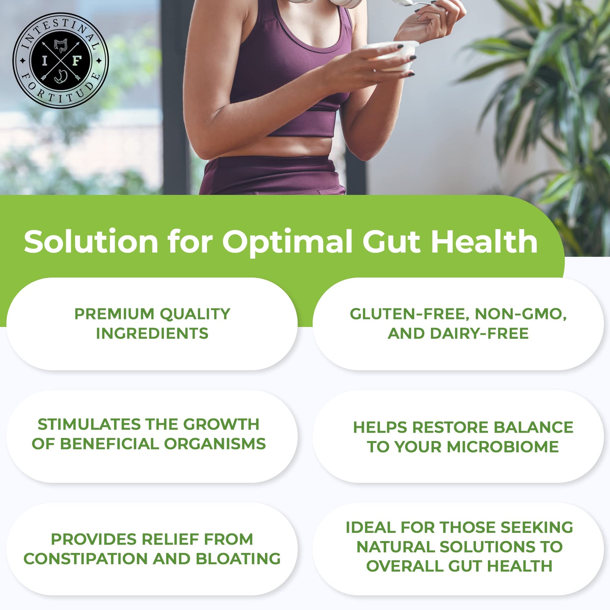 Intestinal Fortitude Phage 1 - Ultimate Gut Health Supplement, Total Restore Intestinal Defense, Patented Bacteriophage Blend for Gut Support, Digestive & Immune System Health, Destroy Bad Bacteria Intestinal Fortitude uk supplements