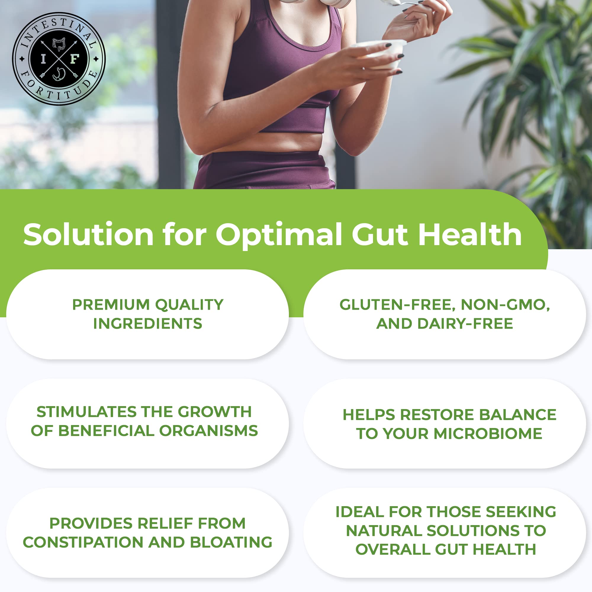 Intestinal Fortitude Phage 1 - Ultimate Gut Health Supplement, Total Restore Intestinal Defense, Patented Bacteriophage Blend for Gut Support, Digestive & Immune System Health, Destroy Bad Bacteria Intestinal Fortitude uk supplements