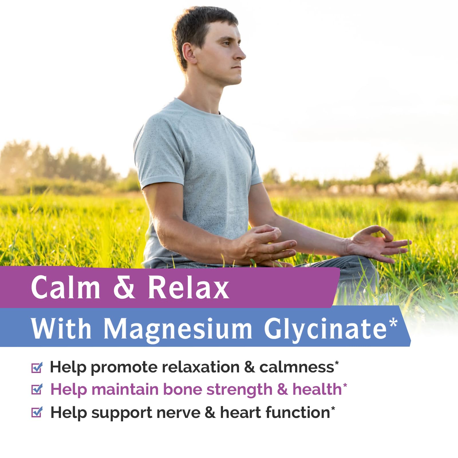 Innate Vitality Magnesium Glycinate 400mg, Non Buffered & High Absorption Magnesium Supplement for Sleep, Relaxation, Heart & Bone Health for Men & Women, Non-GMO, No Gluten, 240 Vegan Capsules Innate Vitality uk supplements