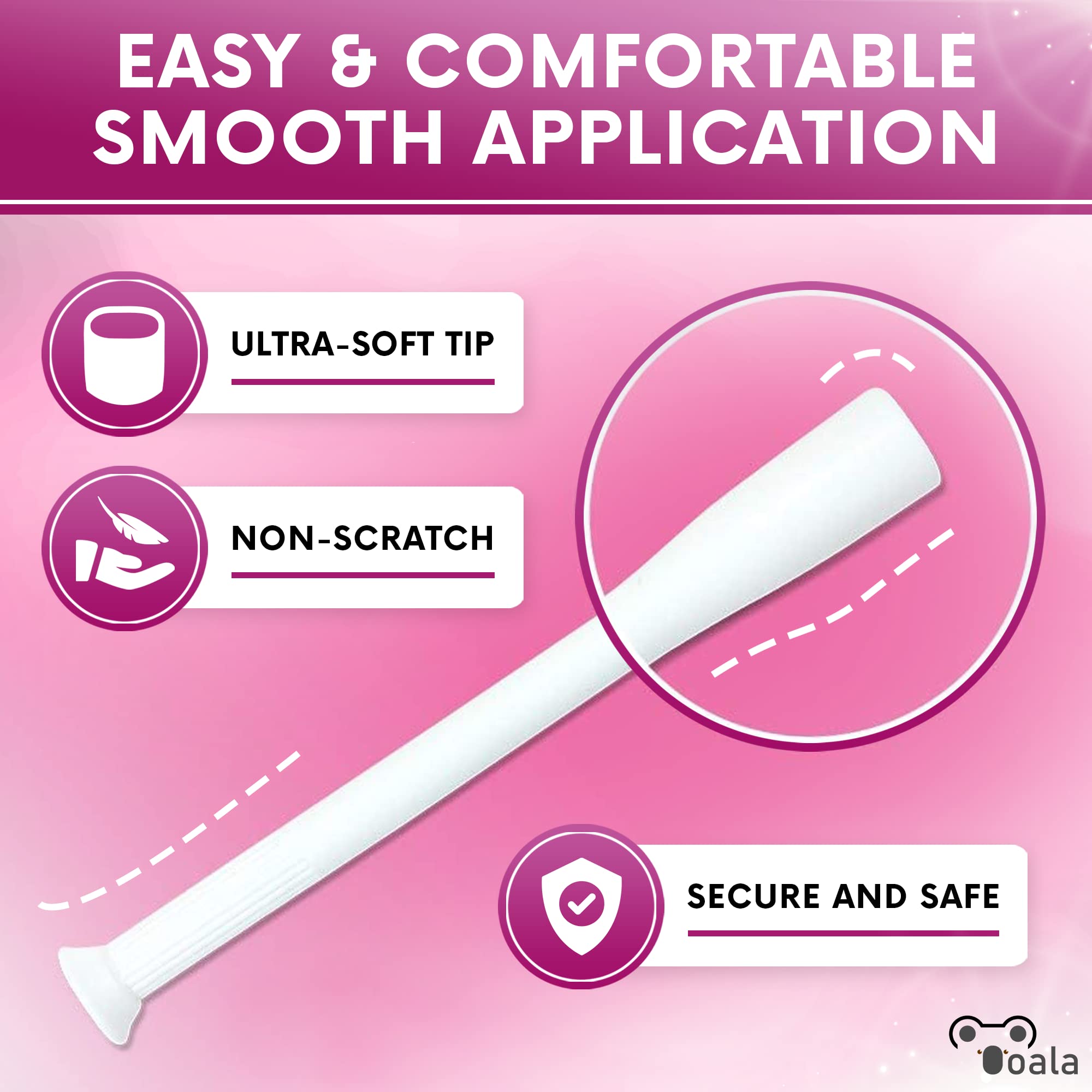 Ooala Disposable Vaginal Suppository Applicators (30-Pack) | Fits Most Brands, Pills, Tablets and Boric Acid Ooala uk supplements