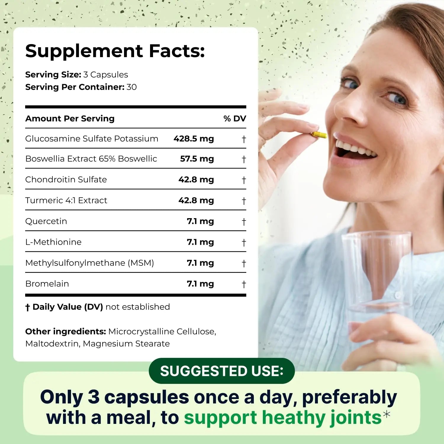 Wellnee Knee & Joint Wellness Bundle – Herbal Patches (10 pcs) & Support Capsules (90 servings) Wellnee uk supplements