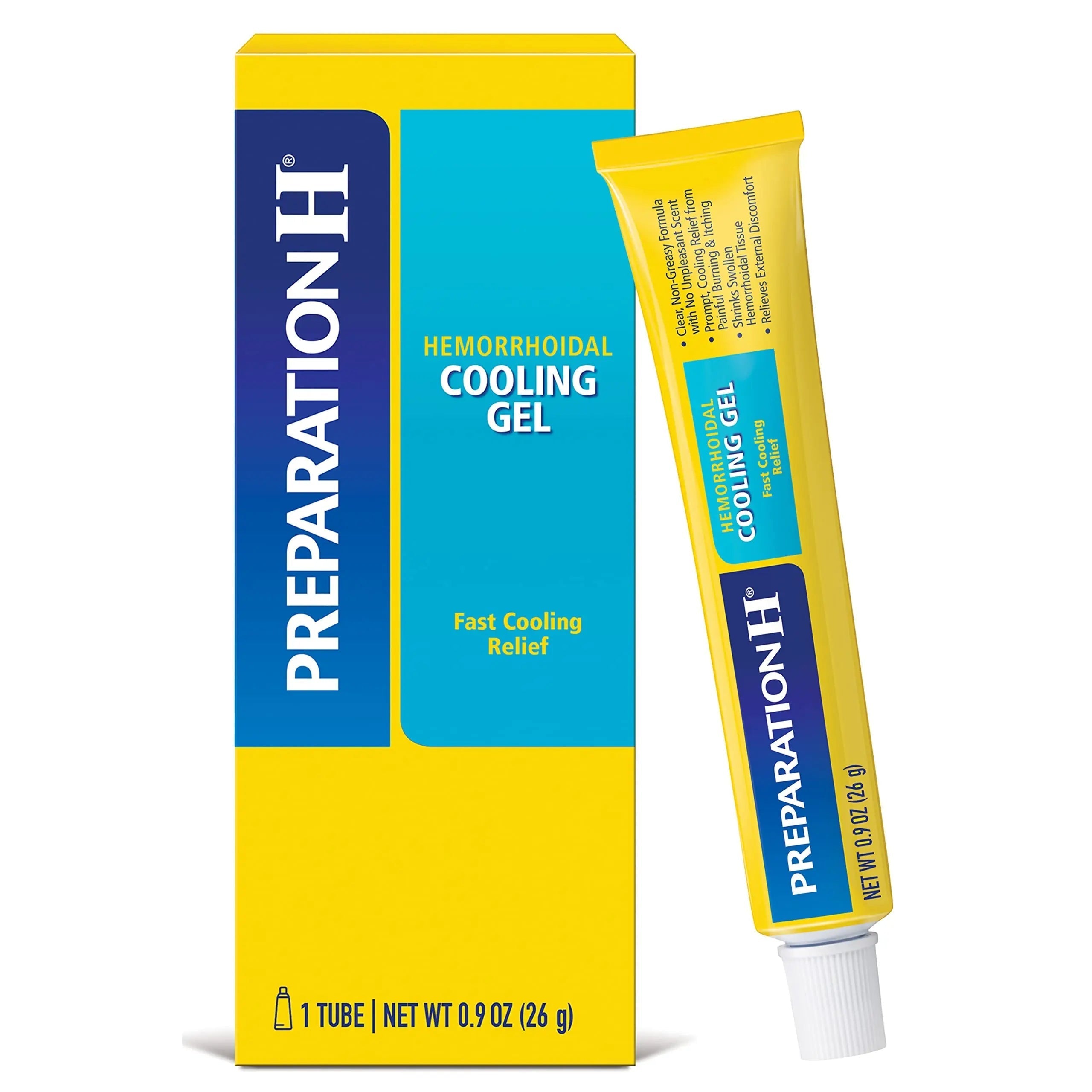 Preparation H Hemorrhoid Cooling Gel with Aloe for Fast Discomfort Relief - 0.9 Oz Tube Preparation H uk supplements