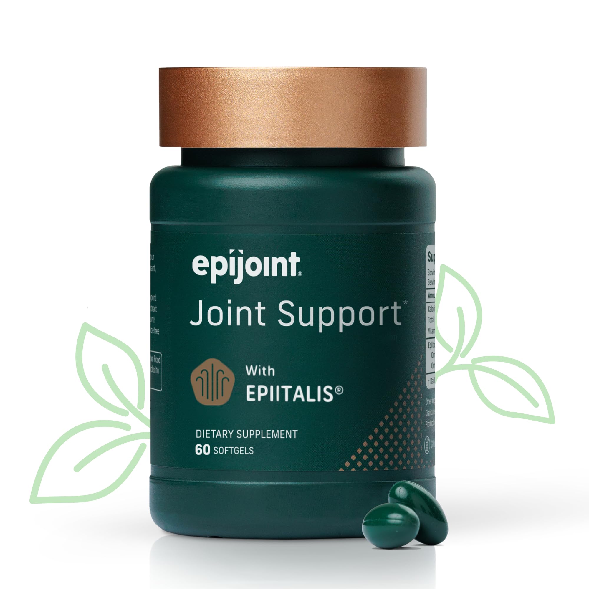 EPIJOINT Joint Support – Supports Mobility & Osteoarthritis – May Help Reduce Inflammation with Patented Epiitalis – 60 Capsules EPIJOINT uk supplements