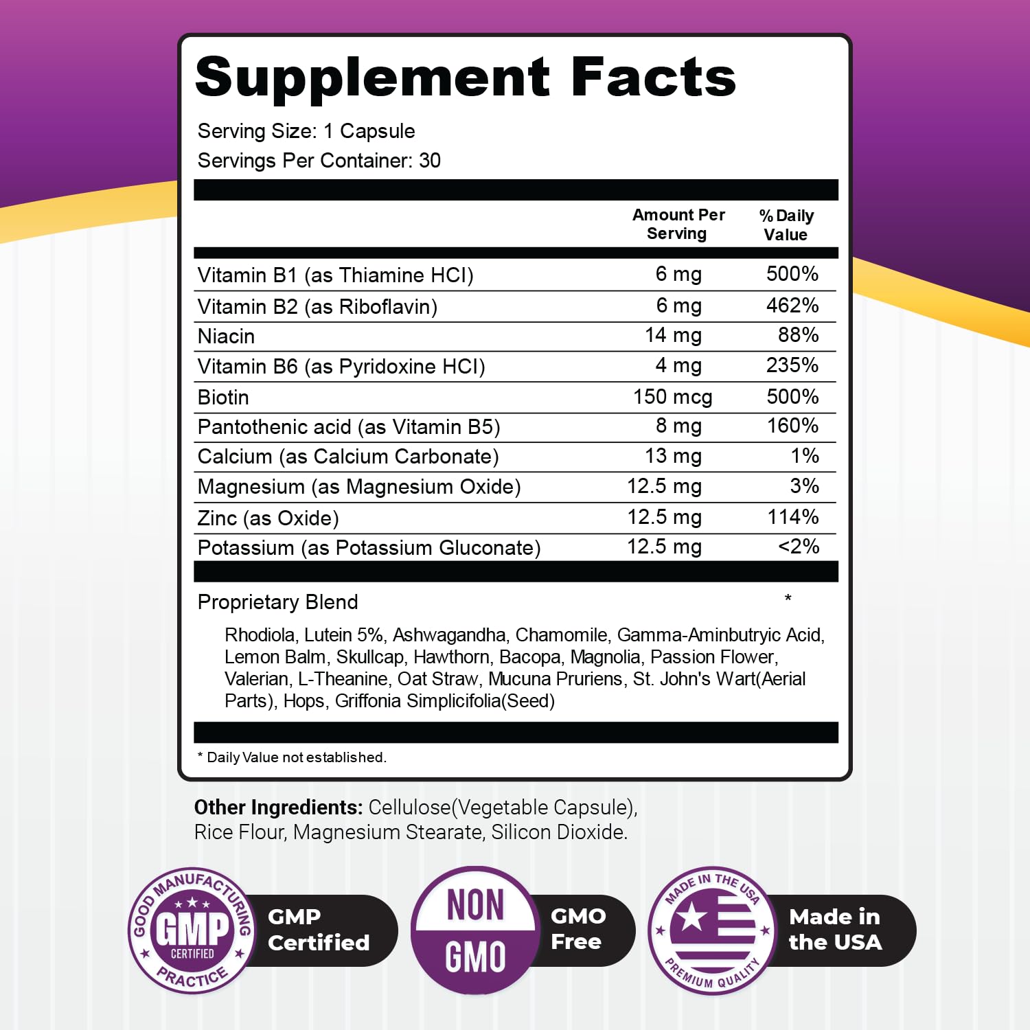 GlucoShield Pro - Natural Supplement with Vitamins B1, B2, B6, Magnesium, Zinc & Calcium | Non-GMO, Stimulant-Free, Easy-to-Take | Made in the USA, GMP-Certified | 30 Capsules, 3 Month Supply Nature’s NutriWave uk supplements