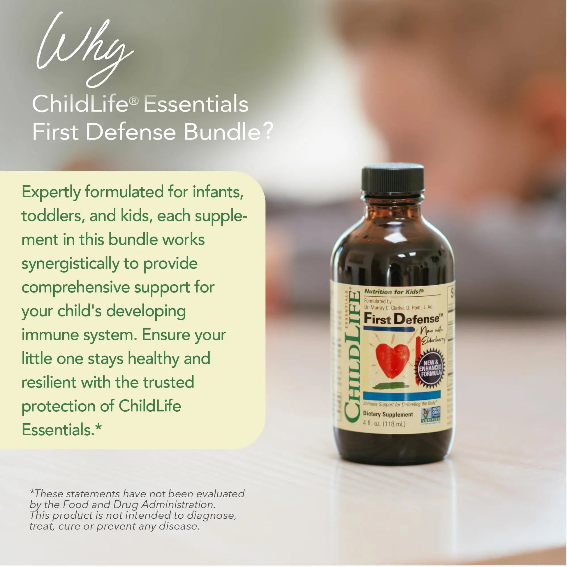 CHILDLIFE ESSENTIALS Immune Support 3-Pack - Liquid Vitamin C, First Defense, and Echinacea - Immune Boosting Supplements CHILDLIFE ESSENTIALS uk supplements
