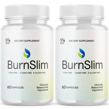 (2 Pack) Burn Slim Capsules, Official Burnslim Pills with All Natural Ingredients, Advanced Burn Slim Health and Wellness Vitamin Supplement Supporting Active Lifestyle for Women & Men (120 Capsules) MJO uk supplements