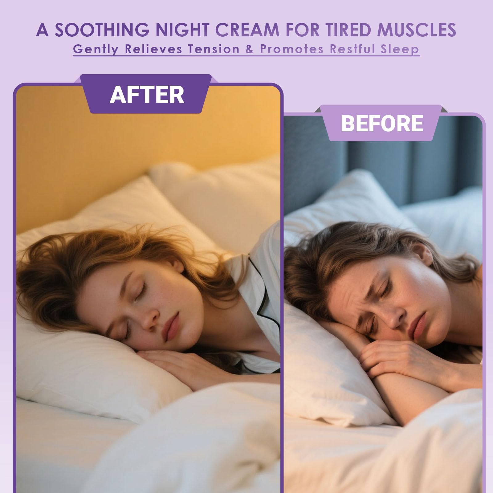 Natural Nighttime Magnesium Cream for Sleep & Pain Relief – Soothing Topical Magnesium Lotion for Leg Cramps & Muscle Relaxation, Apply to Legs or Feet Before Bed – Deep Hydration, 4.23 Fl Oz Doracome uk supplements