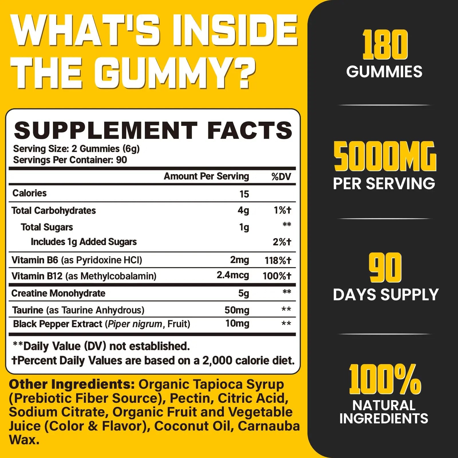 (180 Count) Creatine Monohydrate Gummies for Men & Women - Creatine Pre Workout Gummies for Muscle Builder, Muscle Strength, Recovery, Endurance, Energy, Moursope uk supplements