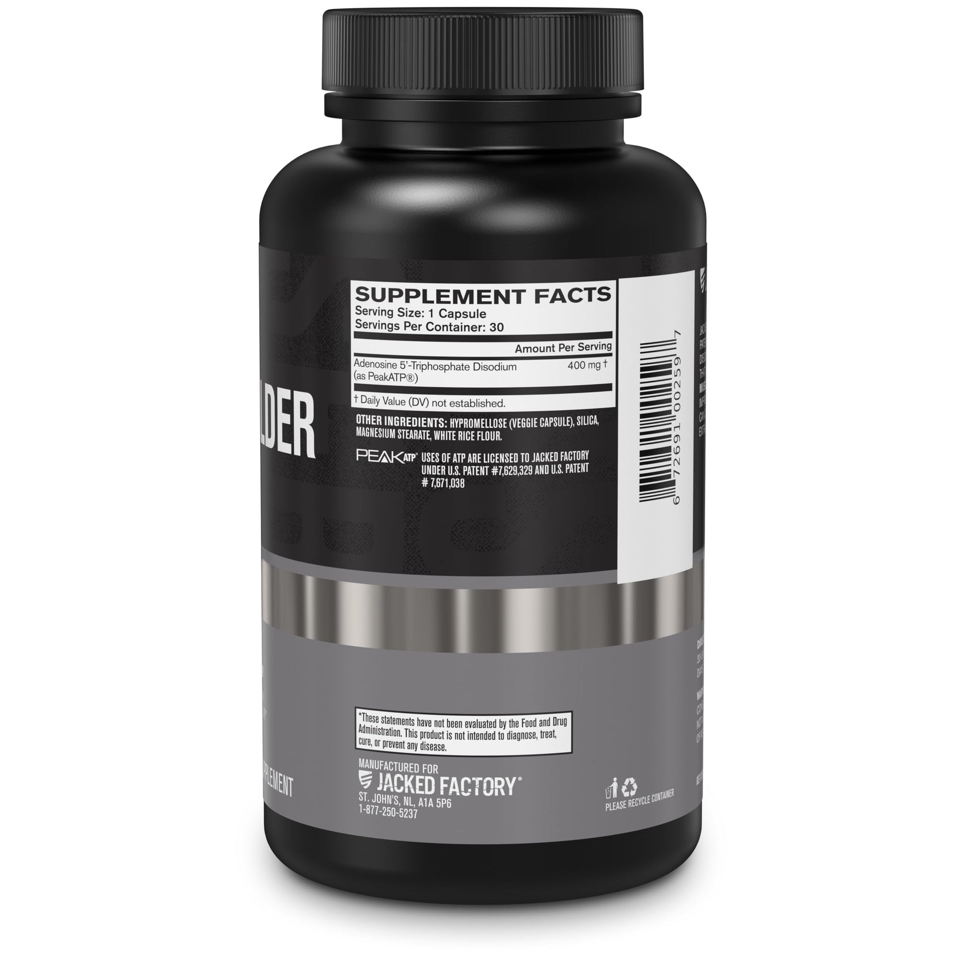 Jacked Factory Essentials Muscle Builder - ATP Muscle Builder for Men with Peak ATP to Support Muscle Gain, Enhance Athletic Performance, & Increase Strength - 30 Capsules Jacked Factory uk supplements