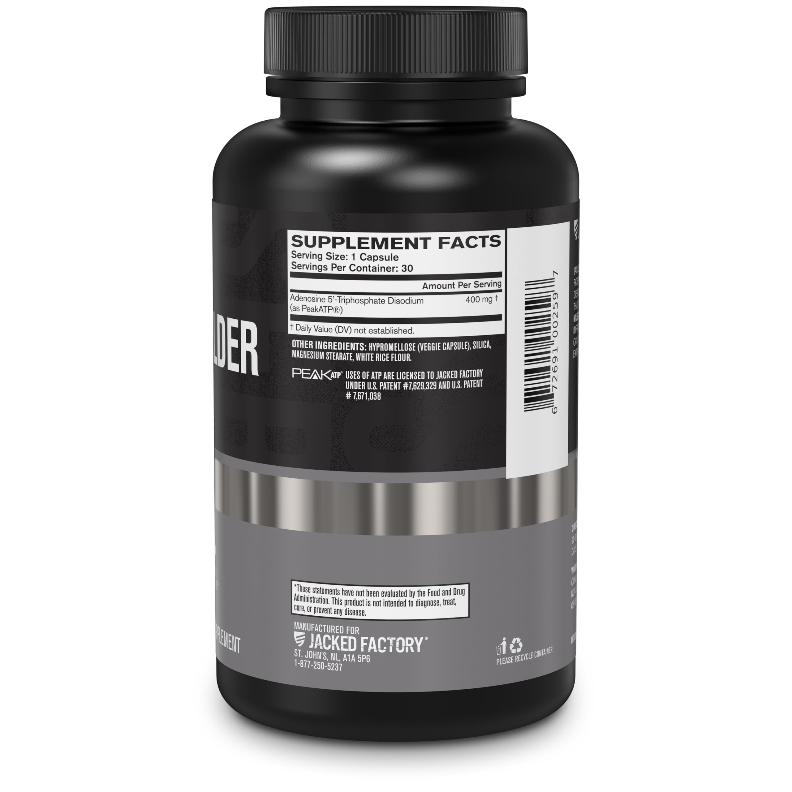 Jacked Factory Essentials Muscle Builder - ATP Muscle Builder for Men with Peak ATP to Support Muscle Gain, Enhance Athletic Performance, & Increase Strength - 30 Capsules Jacked Factory uk supplements