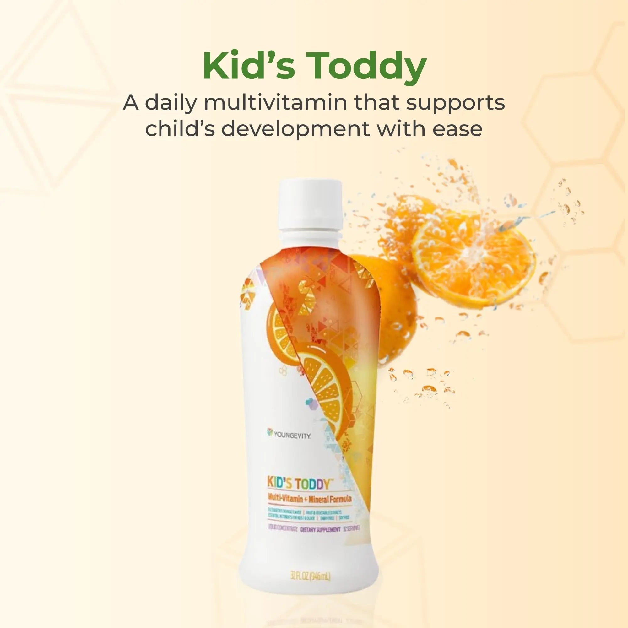 Youngevity Kid's Toddy™ - Mega Multivitamin for Kids & Children Age 2+ - 14 Vitamins, 10 Minerals, Phytonutrient Blend Youngevity uk supplements
