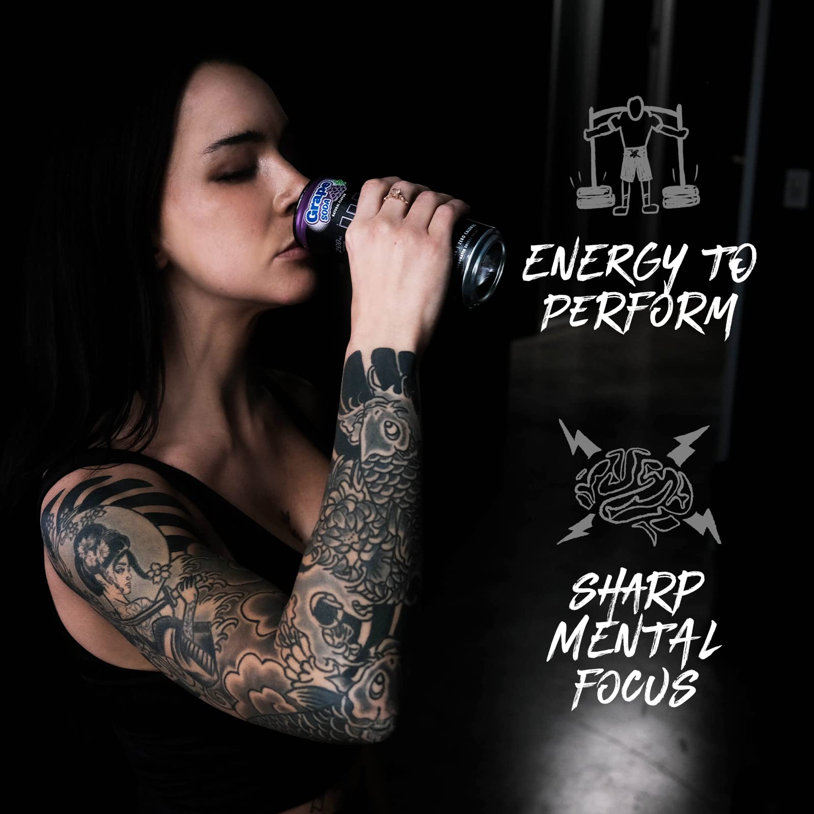 ABE Energy + Performance Sugar Free Energy Drink - All Black Everything Drink ABE all black everything uk supplements