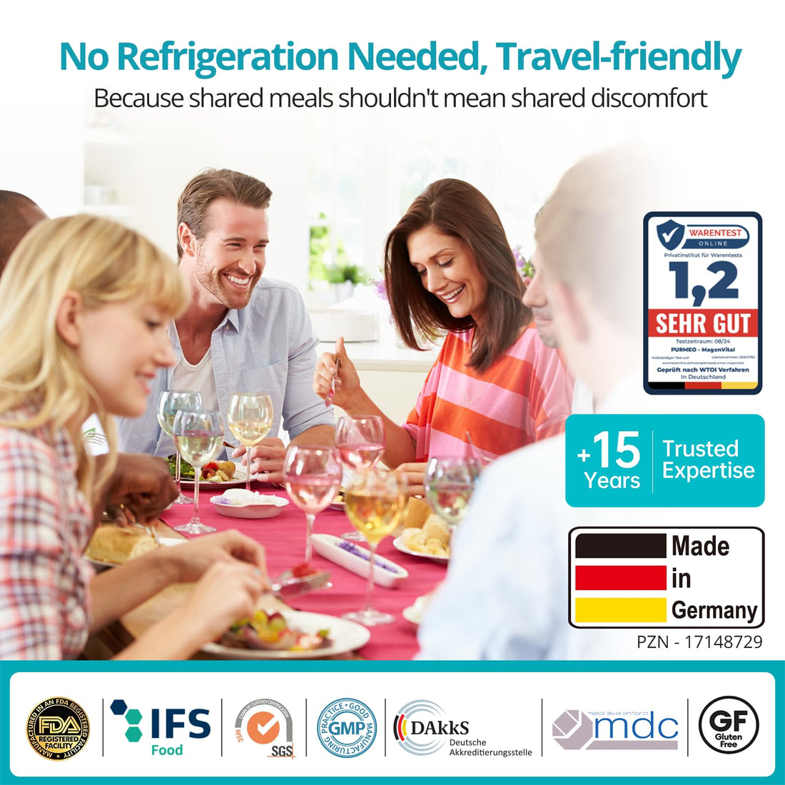 5-in-1 High Potency H. Pylori Probiotic, 1 Per Day - Supports Gastric Lining Integrity, Occasional Indigestion, Acid Comfort - Pylopass Lactobacillus Reuteri, Gluten Free, Vegan, 30ct, Made in Germany purmeo uk supplements