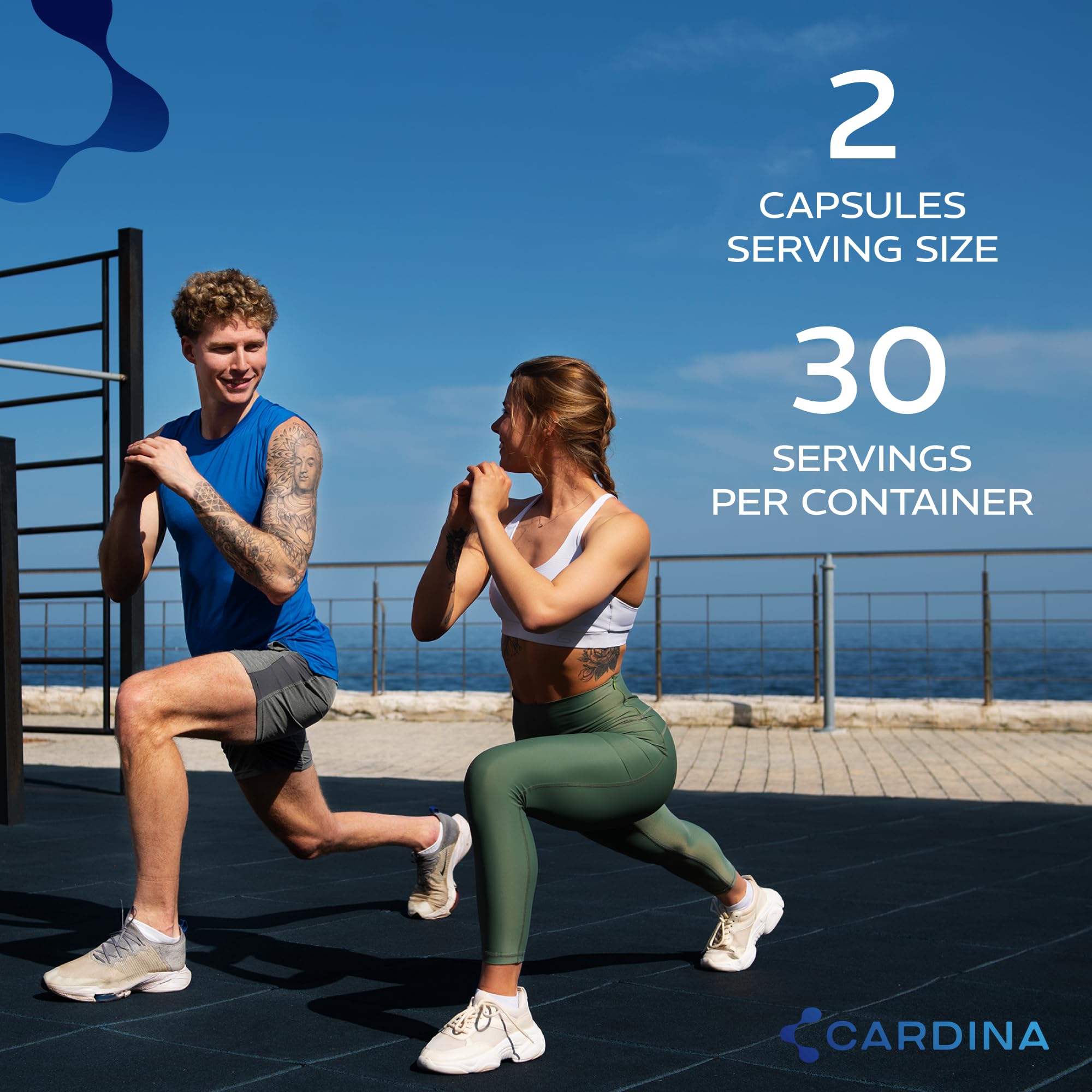 CARDINA B12 Vitamins for Women and Men - Brain Supplements for Memory and Focus with Thiamine B1 Supplement and COQ10 - Brain Memory Support - Non-GMO and Vegan B12 Supplement, 60 Ct CARDINA uk supplements