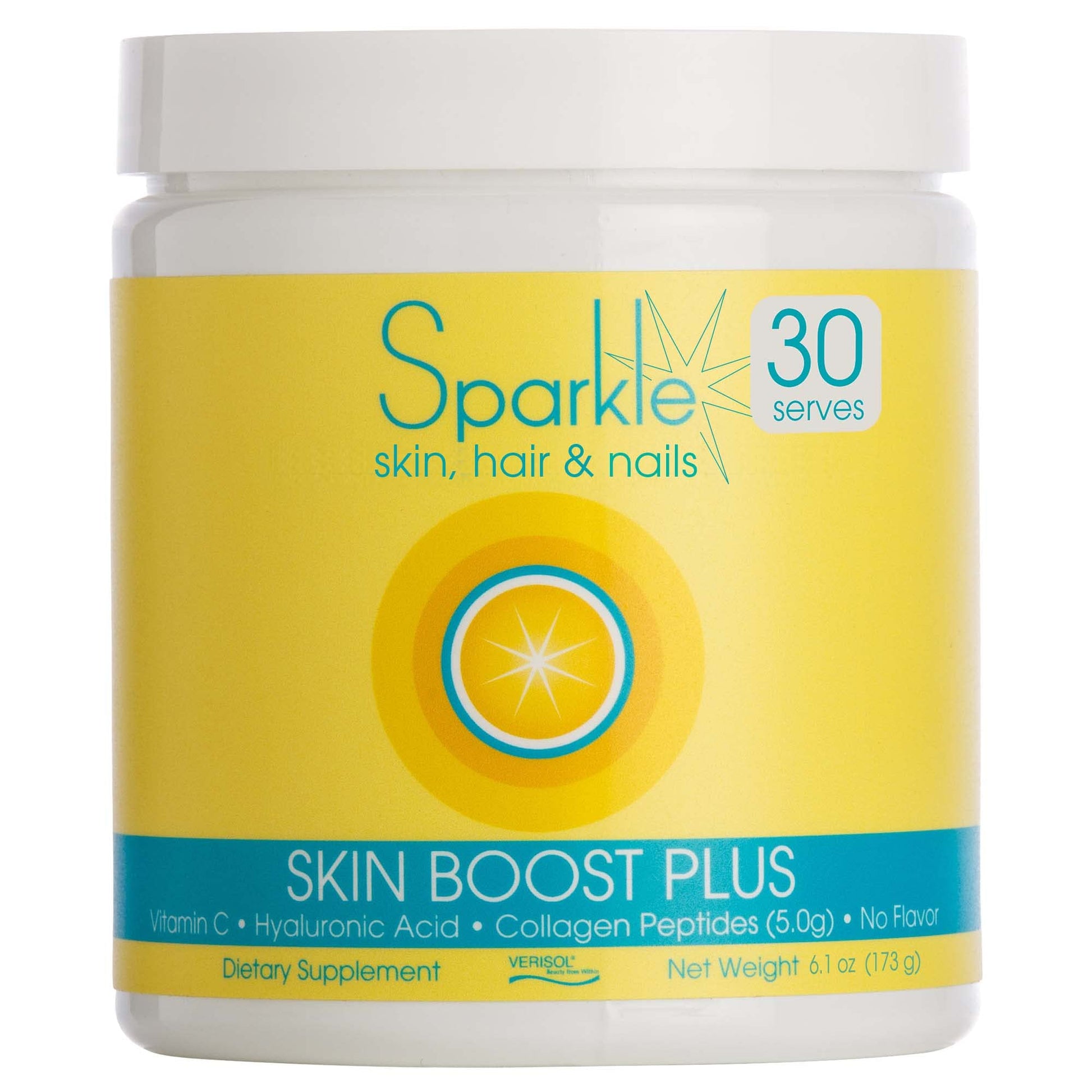 Hydrolyzed Collagen Powder - Sparkle Skin Boost Plus (No Flavor) [30-Serves] Verisol Pept Sparkle Collagen uk supplements