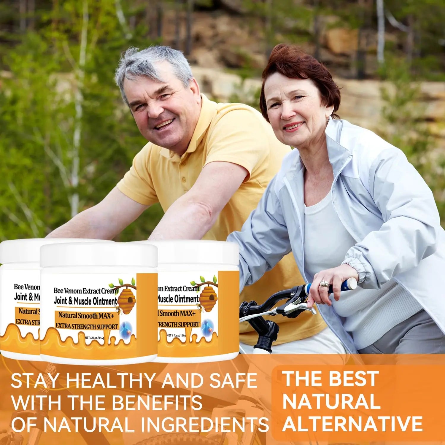 WONDROUSZ Bee Venom Joint Cream, Extra Strength Muscle & Bone Soothing Ointment, for Shoulder, Back, Neck, Hands, Feet, Leg, Knees, Ankle, Arthritis, Meniscus, for Adults, Seniors WONDROUSZ uk supplements