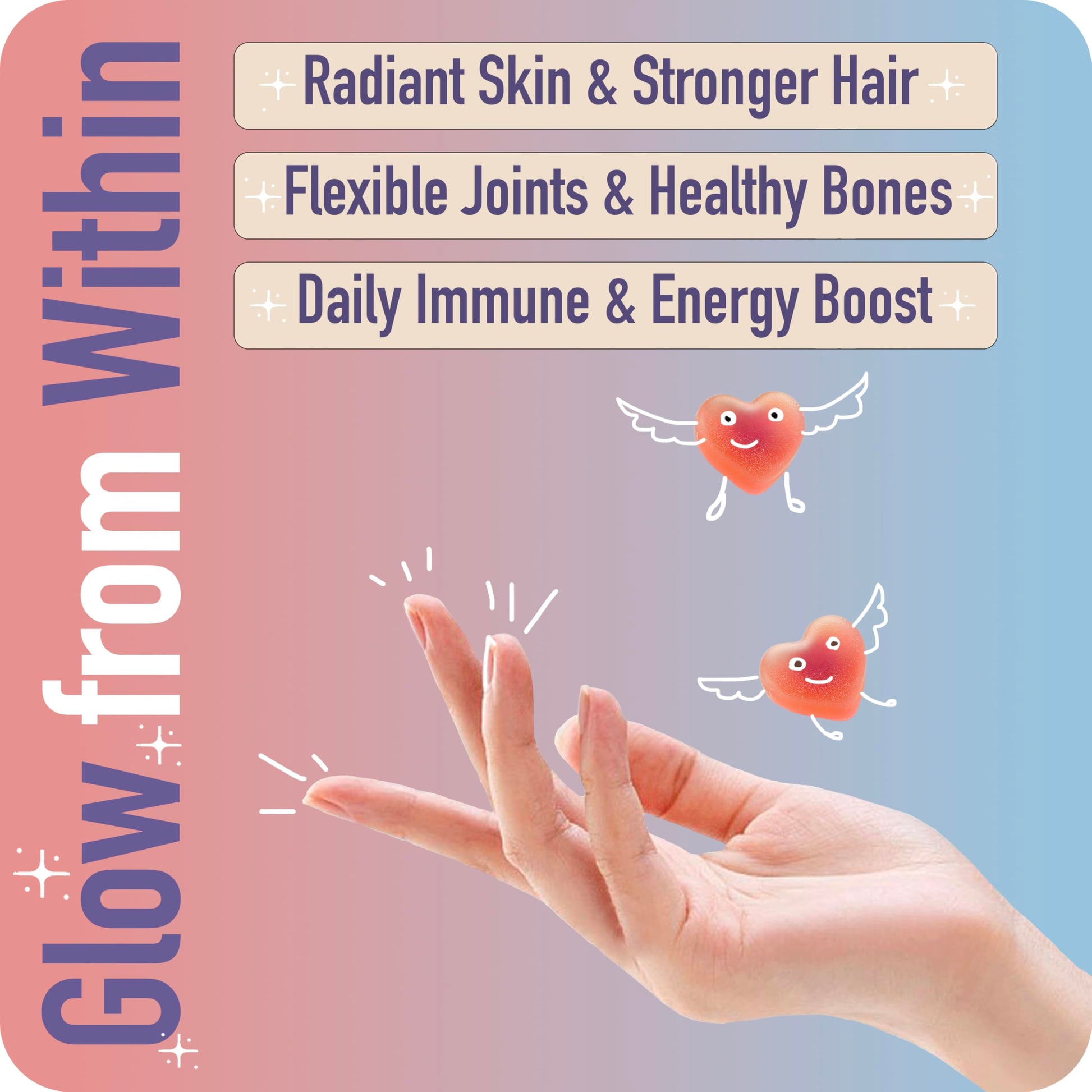 Collagen Peptides Gummies for Women – Biotin, Zinc, Vitamin D3 – 120 Count – Hydrolyzed Collagen Gummy Complex – Hair, Skin & Nails Support – Sugar-Free, Halal, Lactose-Free, Strawberry Cream Flavor ad hoc uk supplements