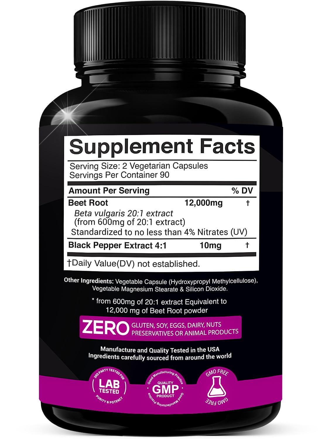 Beet Root Extract Capsules - 12000mg 20x Concentrated Beet Root Capsules Supplement X Gold Health uk supplements