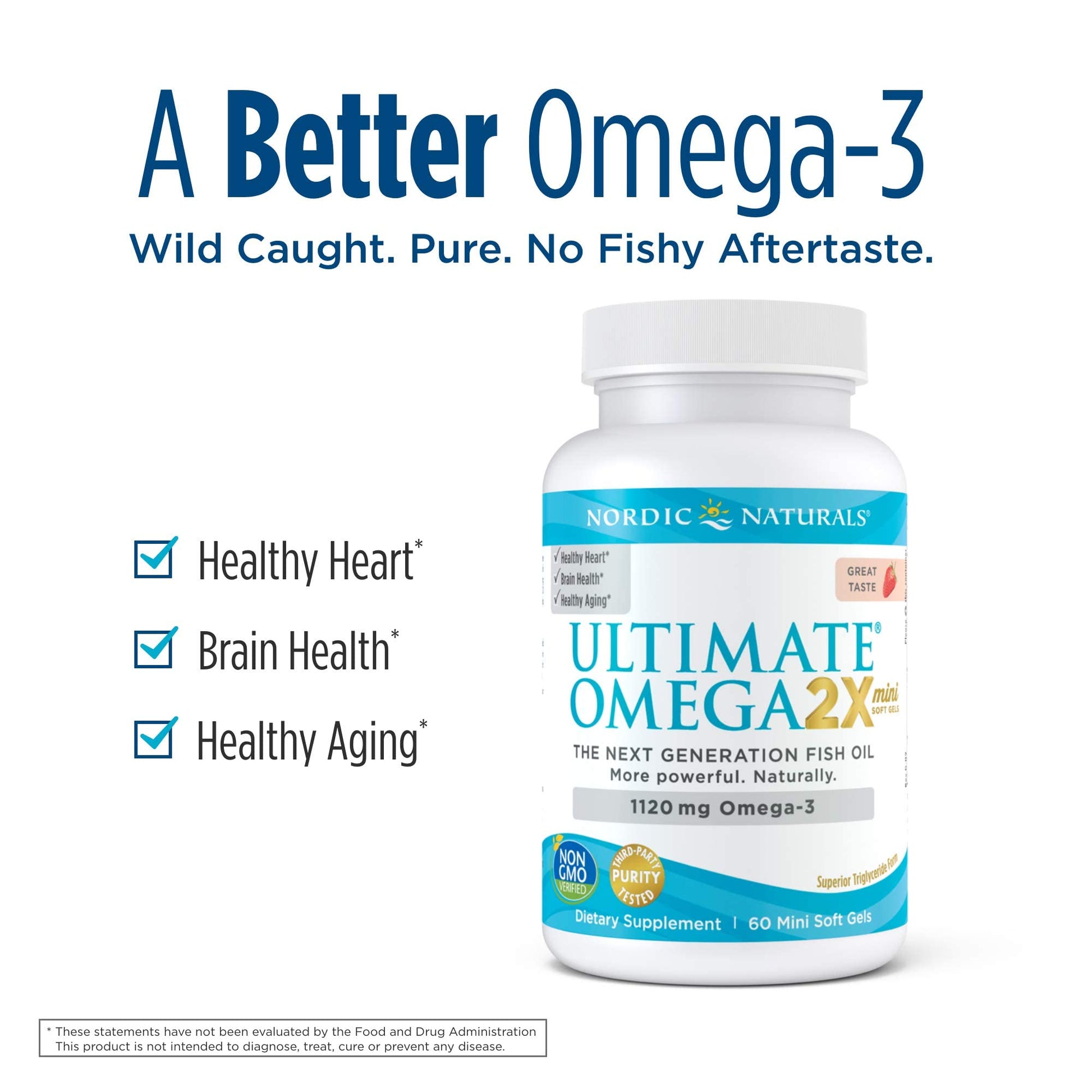 NORDIC NATURALS Ultimate Omega Minis, 60 CT Nordic Naturals uk supplements