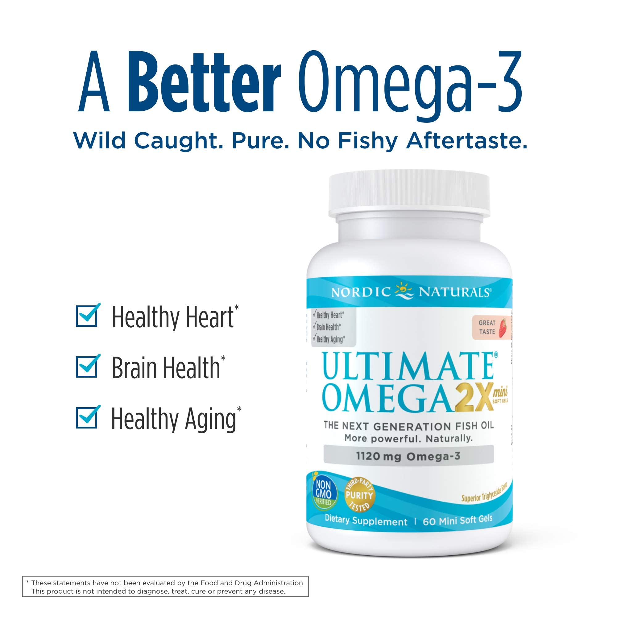 NORDIC NATURALS Ultimate Omega Minis, 60 CT Nordic Naturals uk supplements