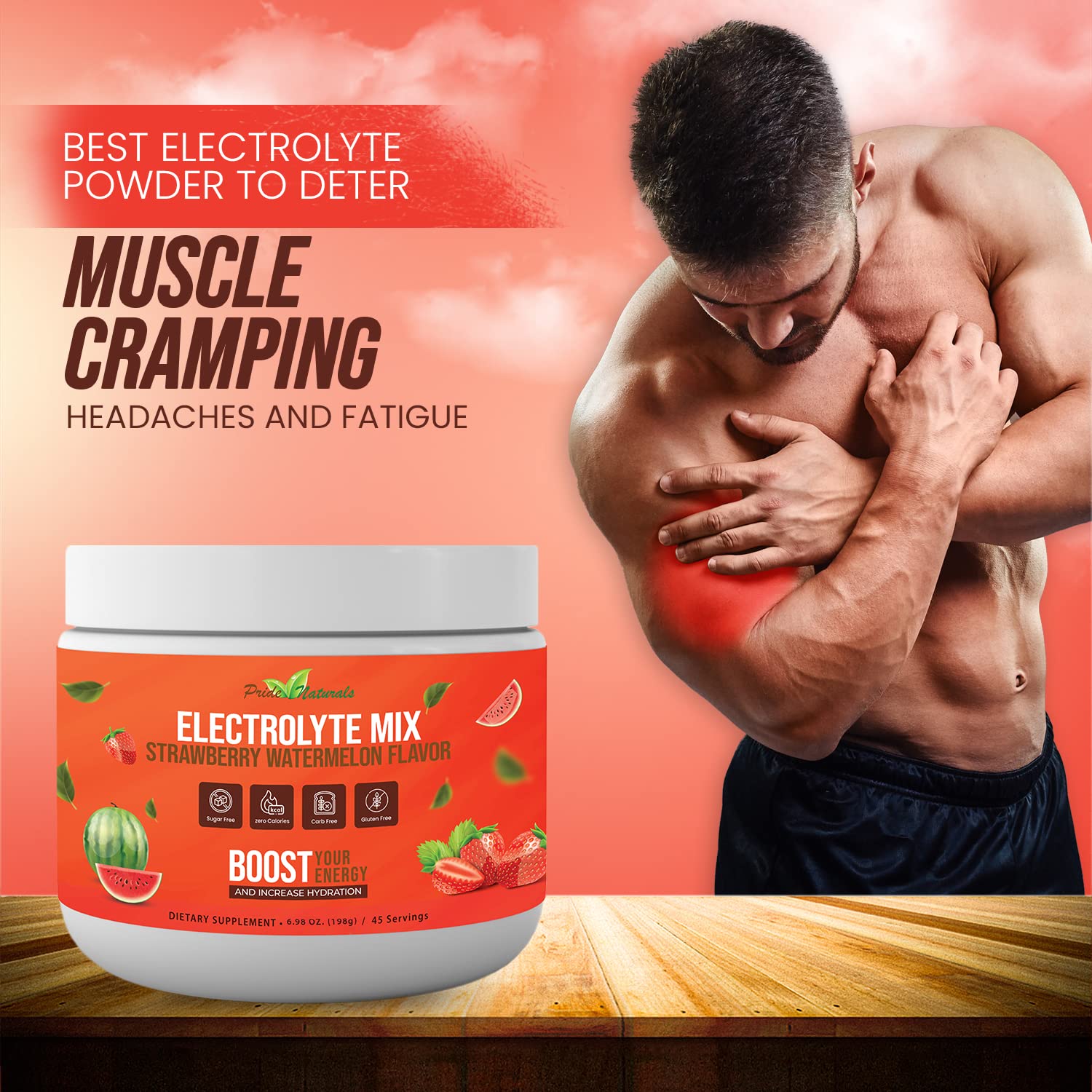 Electrolyte Powder - Refreshing Workout Recovery Electrolytes, Sugar Free, Gluten Free Pride Naturals, Inc uk supplements