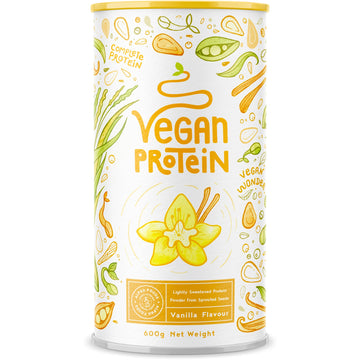 Vegan Protein Powder - Muscle Building Powder with Amino Acids - Plant Based Protein Shake Alpha Foods uk supplements