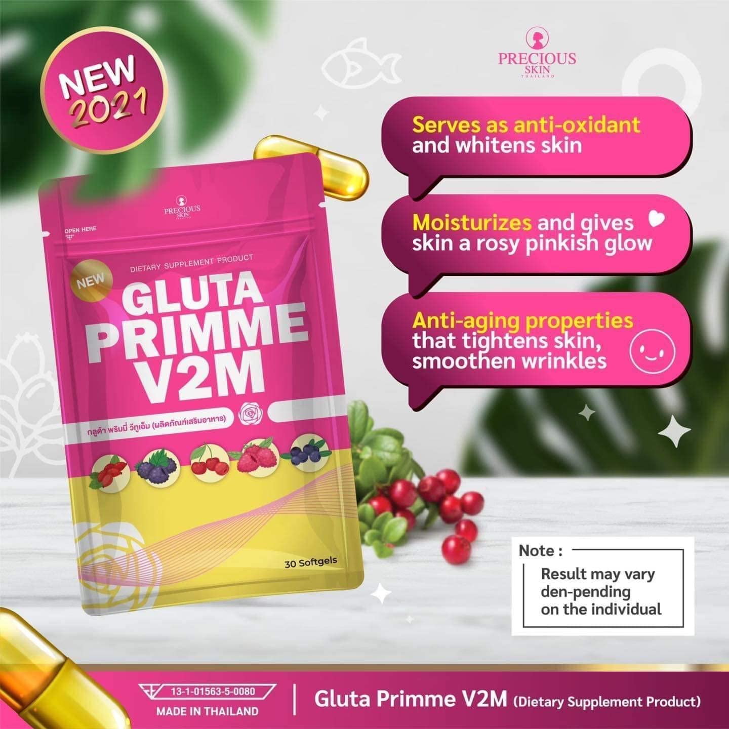 Gluta Prime Super Skin Supplement for Women Authentic 30 Capsule Gluta Prime L Alizée Spa uk supplements