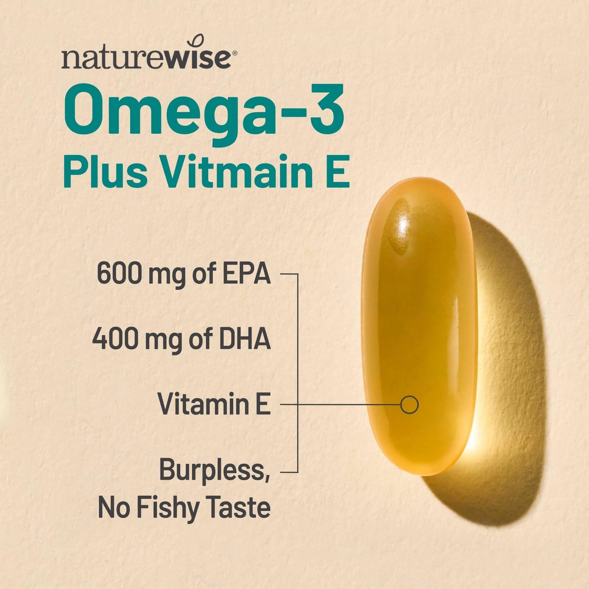 NatureWise [1] Multivitamin for Men - Non-GMO - 90 Capsules[45-Day Supply] + (Pack of 2) Omega 3 Fish Oil 1000mg + Vitamin E - Wild-Caught - 60 Softgels[30-Day Supply] NatureWise uk supplements