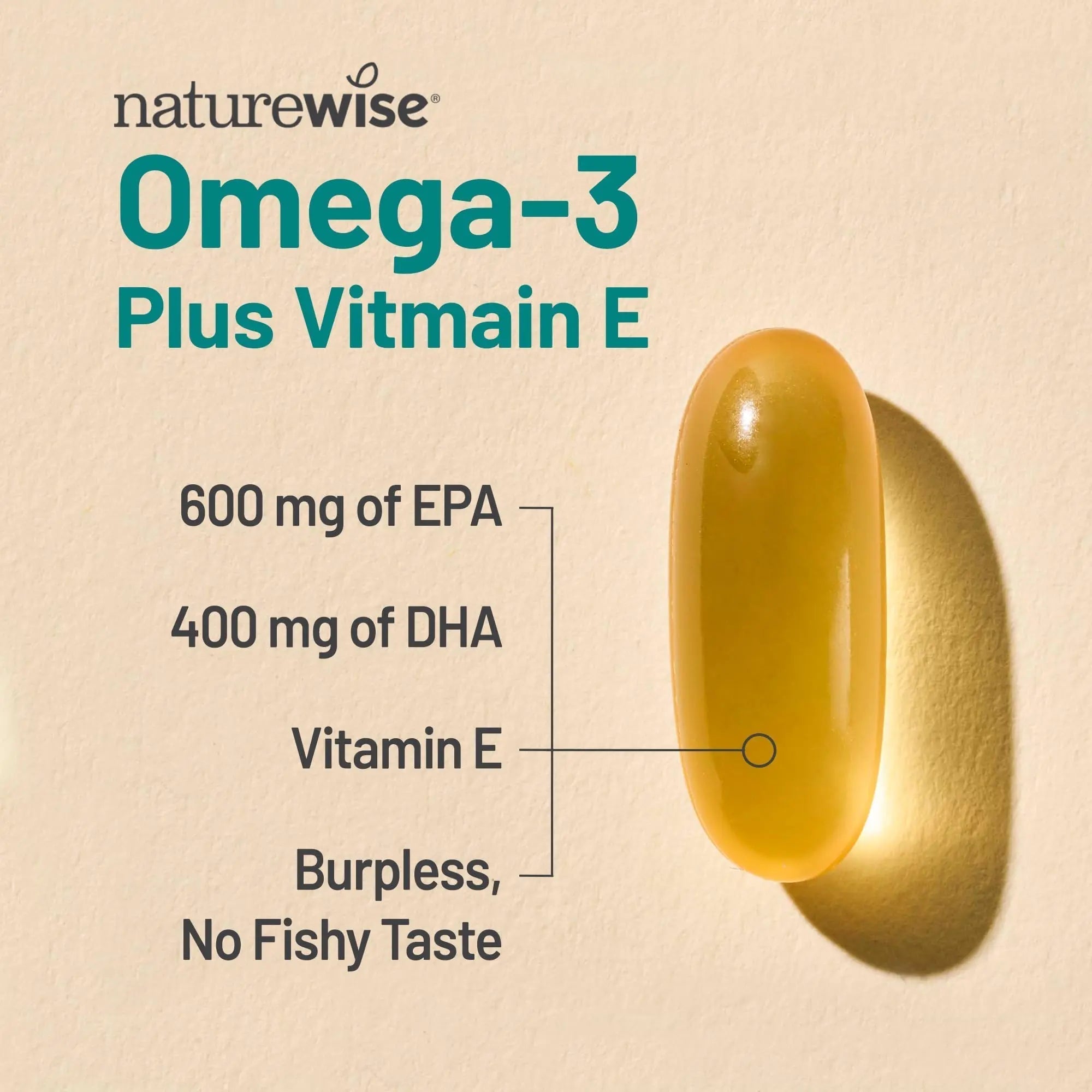 [1] NatureWise Multivitamin for Women Stress Support & Natural Minerals - 60 Ct[30-Day Supply] + [1] Omega 3 Fish Oil 1000mg + Vitamin E - Wild-Caught - 60 Softgels[30-Day Supply] NatureWise uk supplements