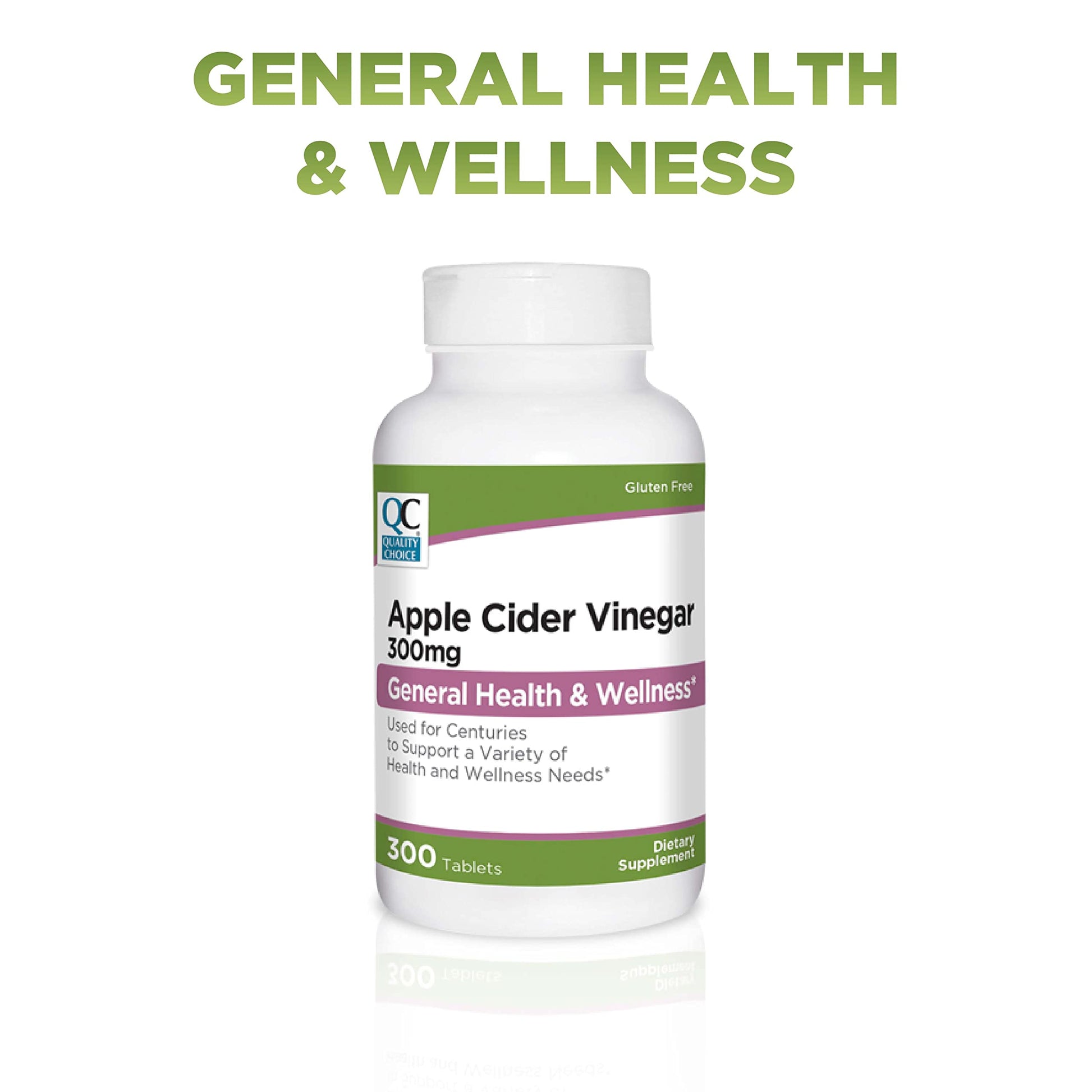 Quality Choice Apple Cider Vinegar 300 mg - General Health and Wellness - Dietary Supp Quality Choice uk supplements